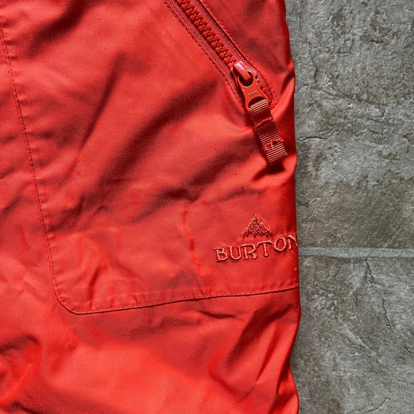 Burton Womens Dryride Ski Snowboarding Pants Size M Indulgence Fever Orange Insulated Waterproof