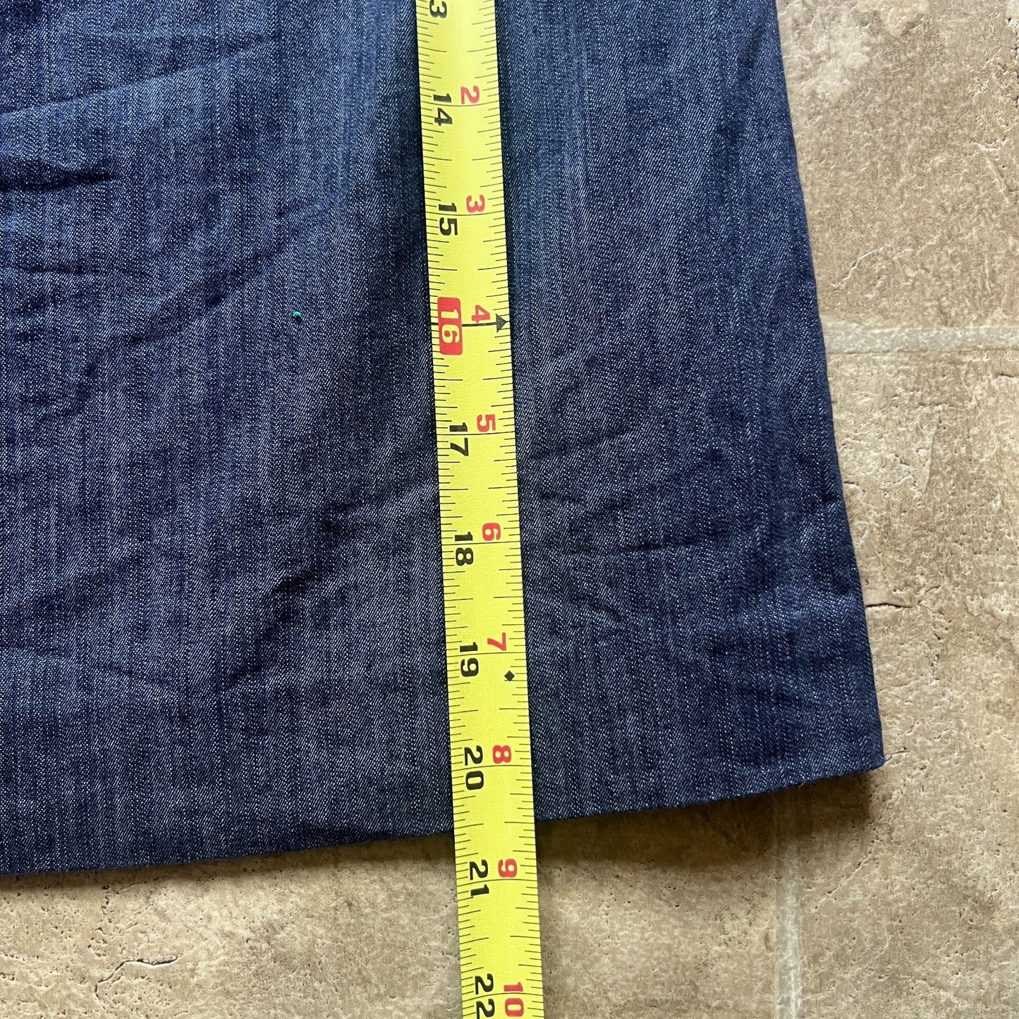 Vtg Y2K DKNY Mini Skirt 2 Denim Chambray Classic Minimalist Office Siren Formal