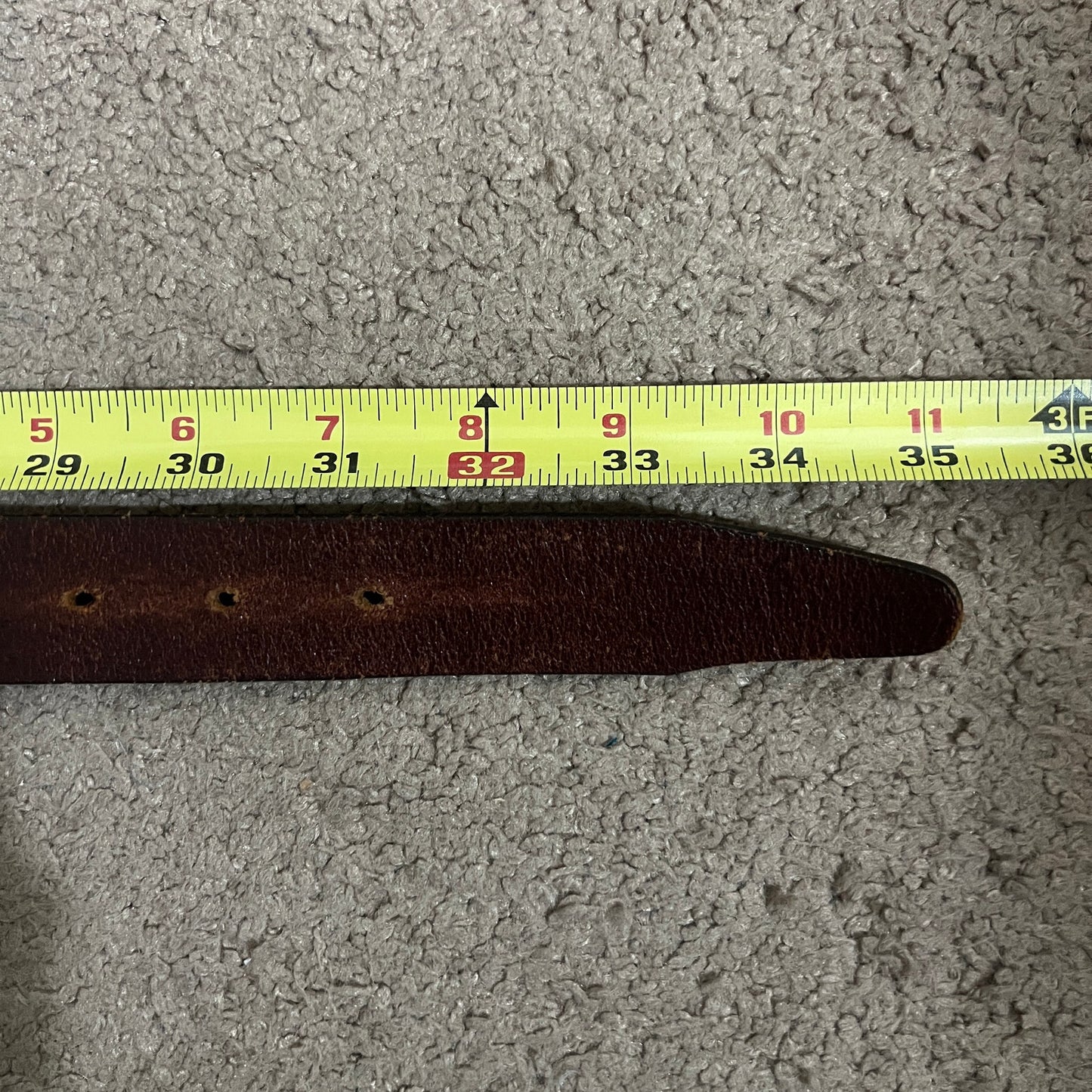 Vtg Talbots Saddle Leather Belt M Wicker Brown Western Classic Boho Minimalist