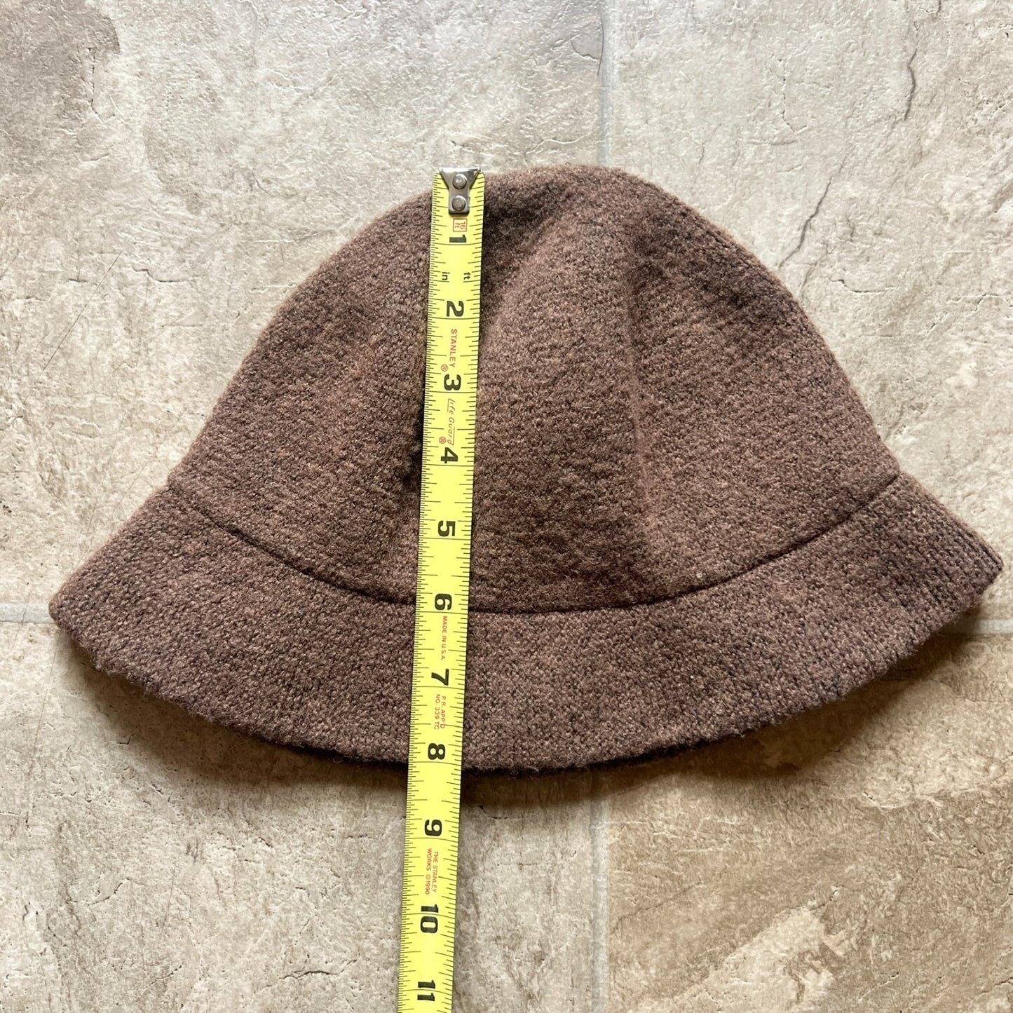 J. Crew Womens Brown Wool Blend Bucket Hat One Size