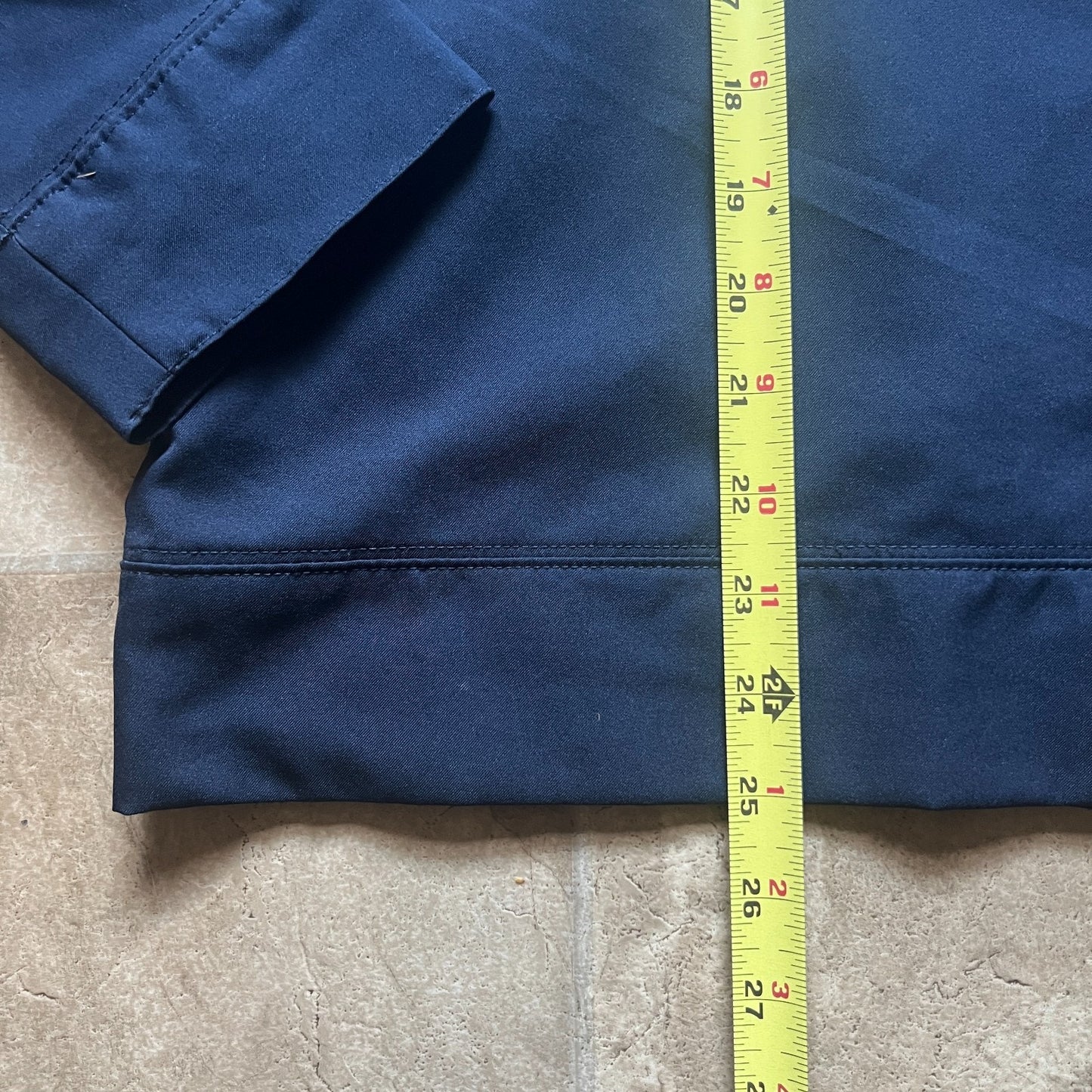 Vintage Nike Youth Track Jacket Size L Navy Blue Embroidered Logo Full Zip