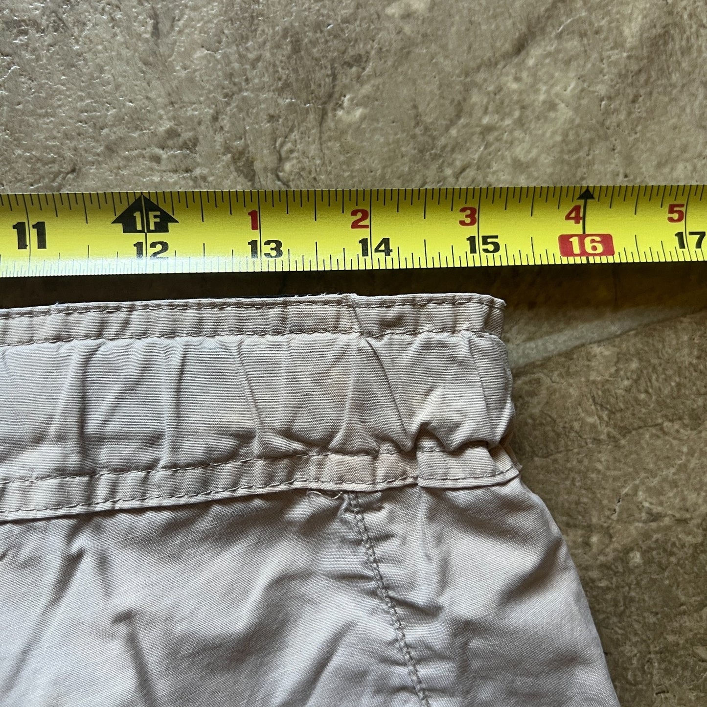 Prana Womens Breathe Pants Size M Tan Buckle Outdoor Hiking Camping