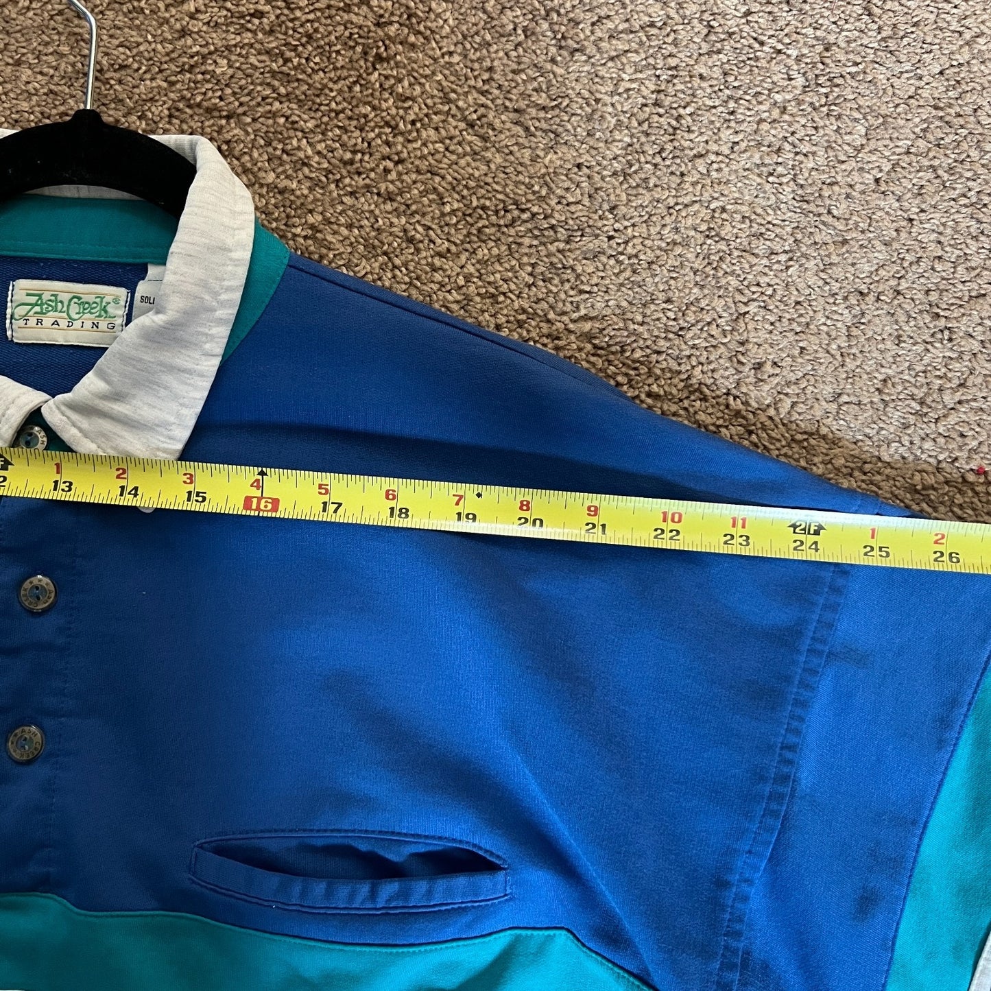 Vtg 80s Mens Polo Shirt XL Colorblock Striped Sporty Beachy Coastal Retro Pop