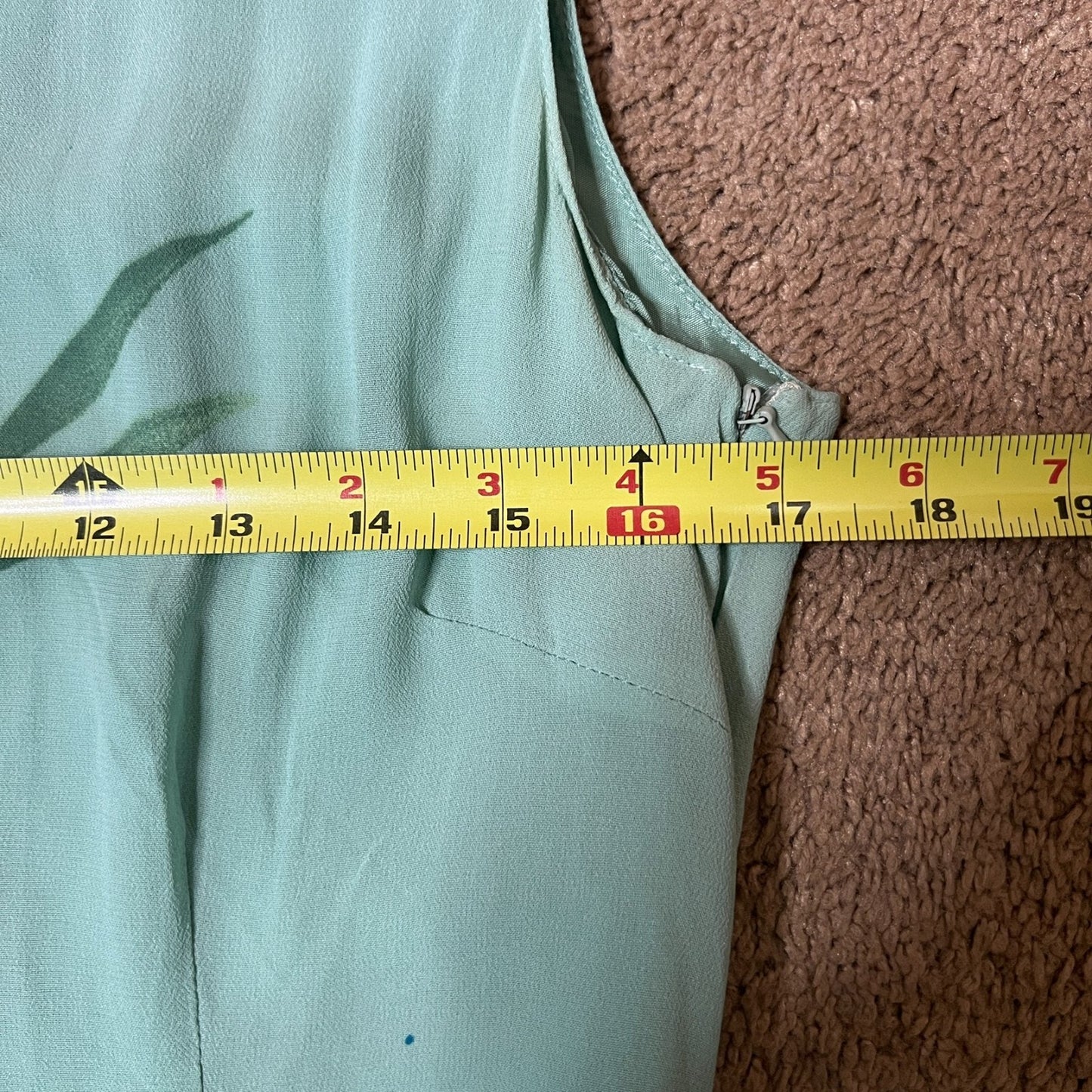Vtg 90s Casual Corner Maxi Dress 8 Teal Floral Fairy Whimsical Elegant Formal