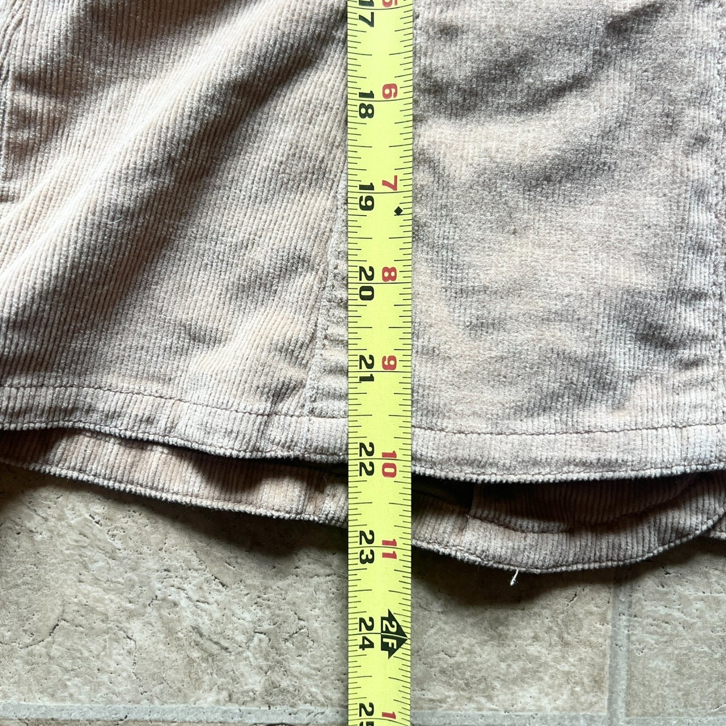 St. John's Bay Womens Corduroy Jacket Size Petite S Tan Button Front