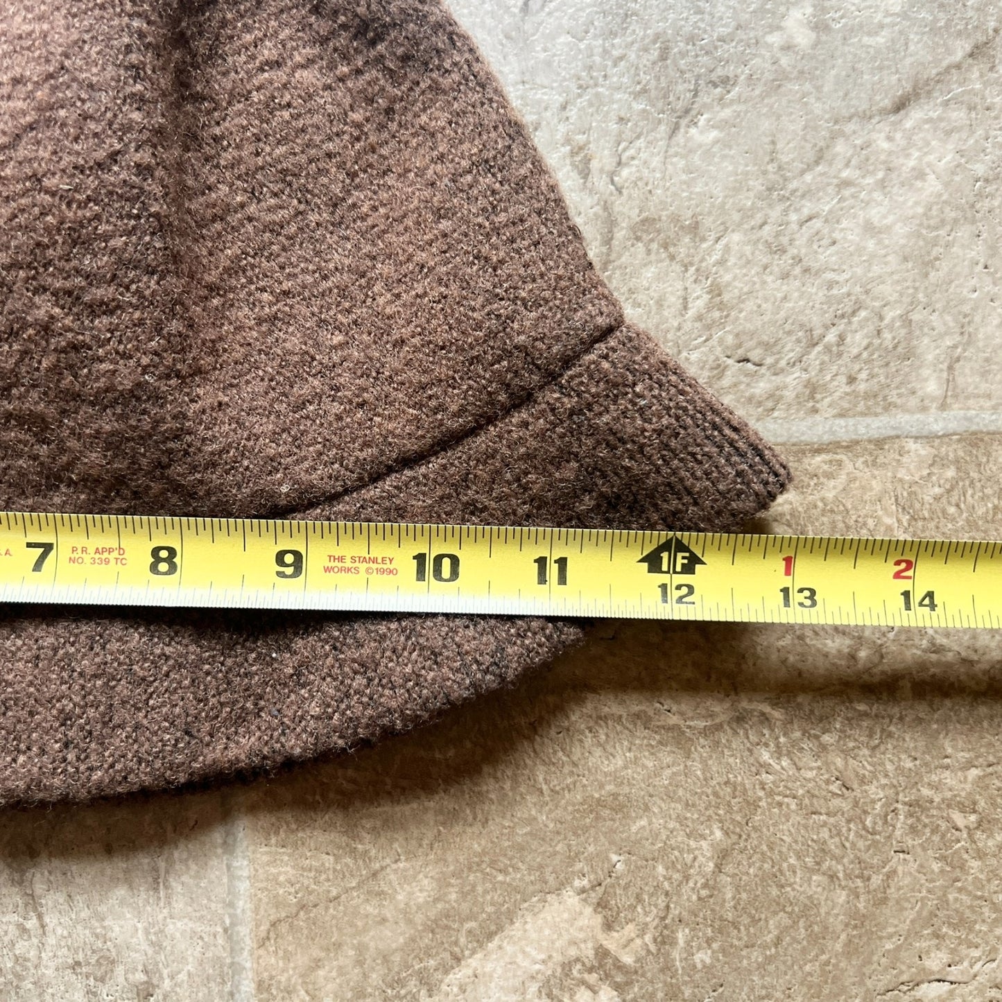 J. Crew Womens Brown Wool Blend Bucket Hat One Size