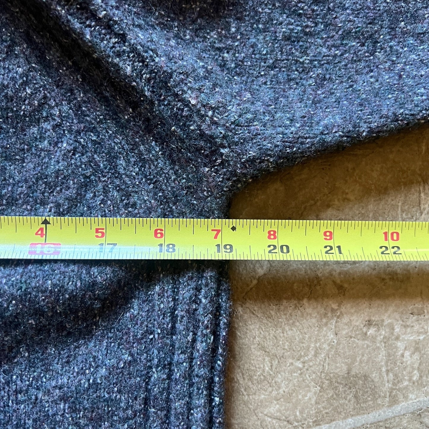 Vintage 90s Guy Risoldi Mens Sweater Lambswool Silk Blend Charcoal Gray Grandpa MInimalist