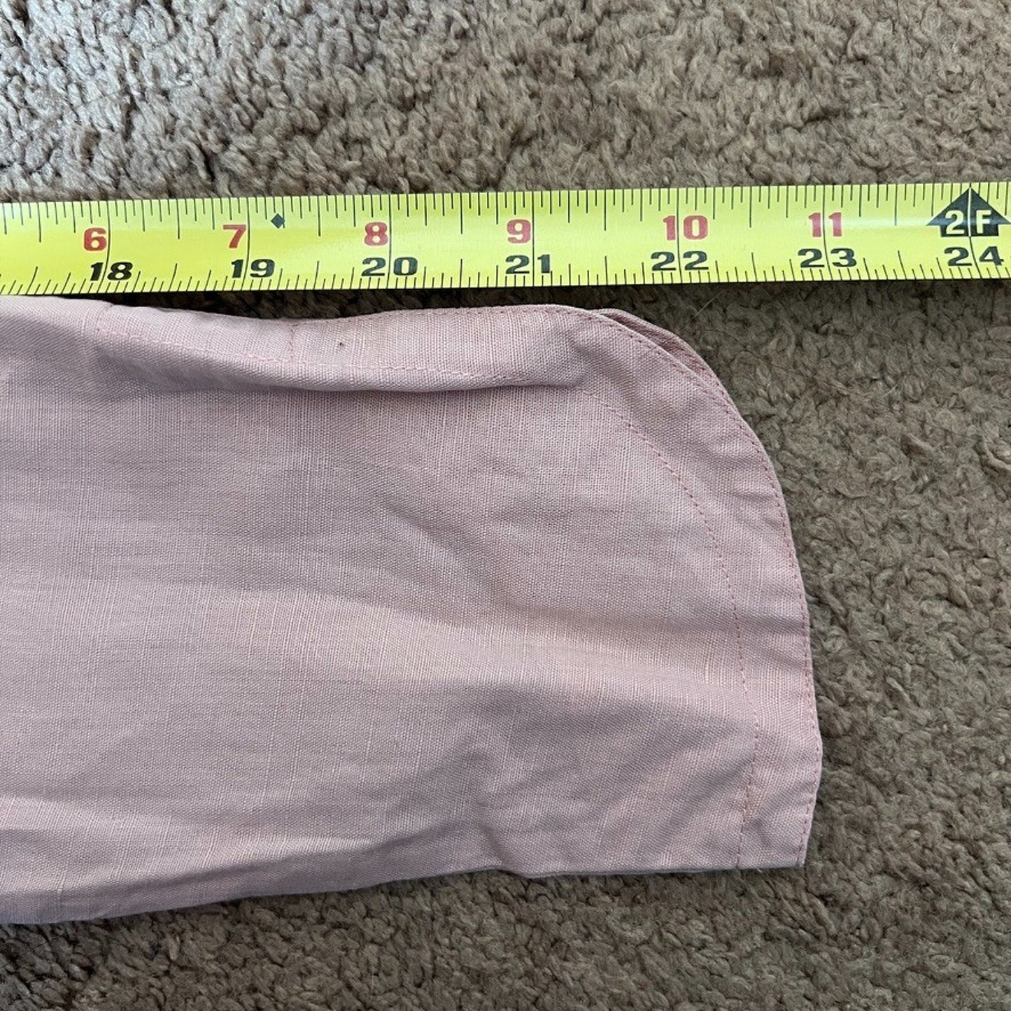 Vtg 90s Oscar de la Renta Linen Blouse 4 Pink Classic Old Money Feminine Spring