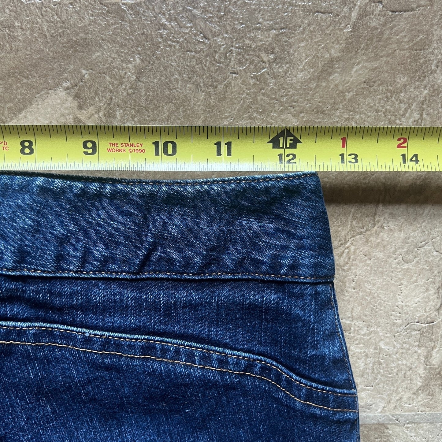 Vintage Y2K 2003 Old Navy Girls Flare Jeans Size 12 Dark Wash Wide Leg