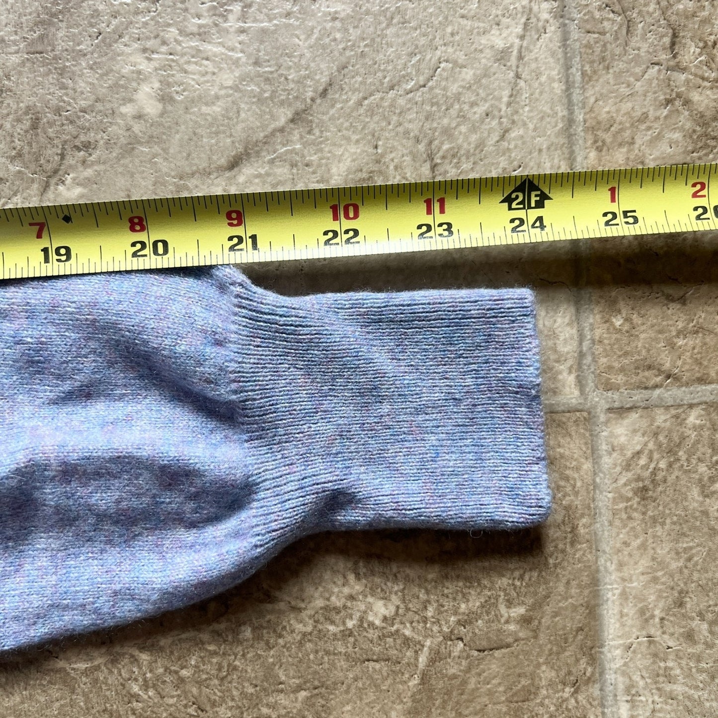 Autograph Womens Cashmere Sweater Size 10 Lilac Speckled