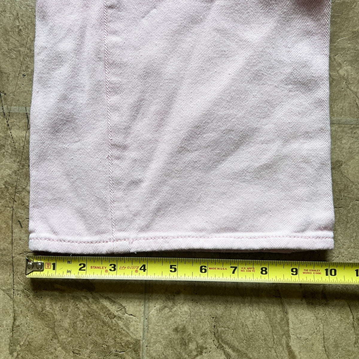 Edikted Bubblegum Pink Denim Jeans XS Wide Leg High Rise Y2K Coquette Soft Girl
