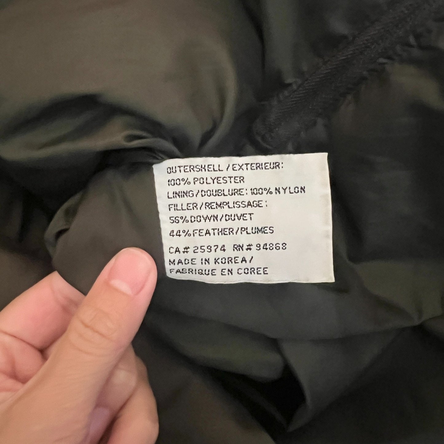 Bernado Womens Down Puffer Long Jacket Coat Size M Khaki Green Gorpcore Outdoor