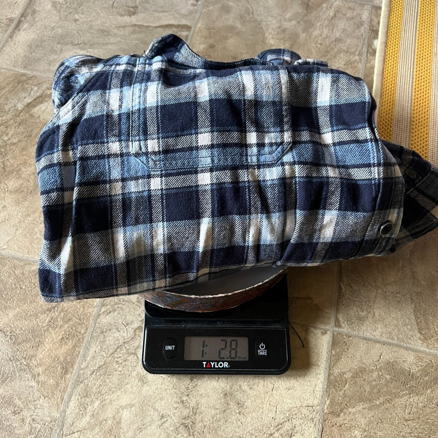 Jachs Mens Plaid Flannel Shacket Size 2XL Blue Heavy-weight