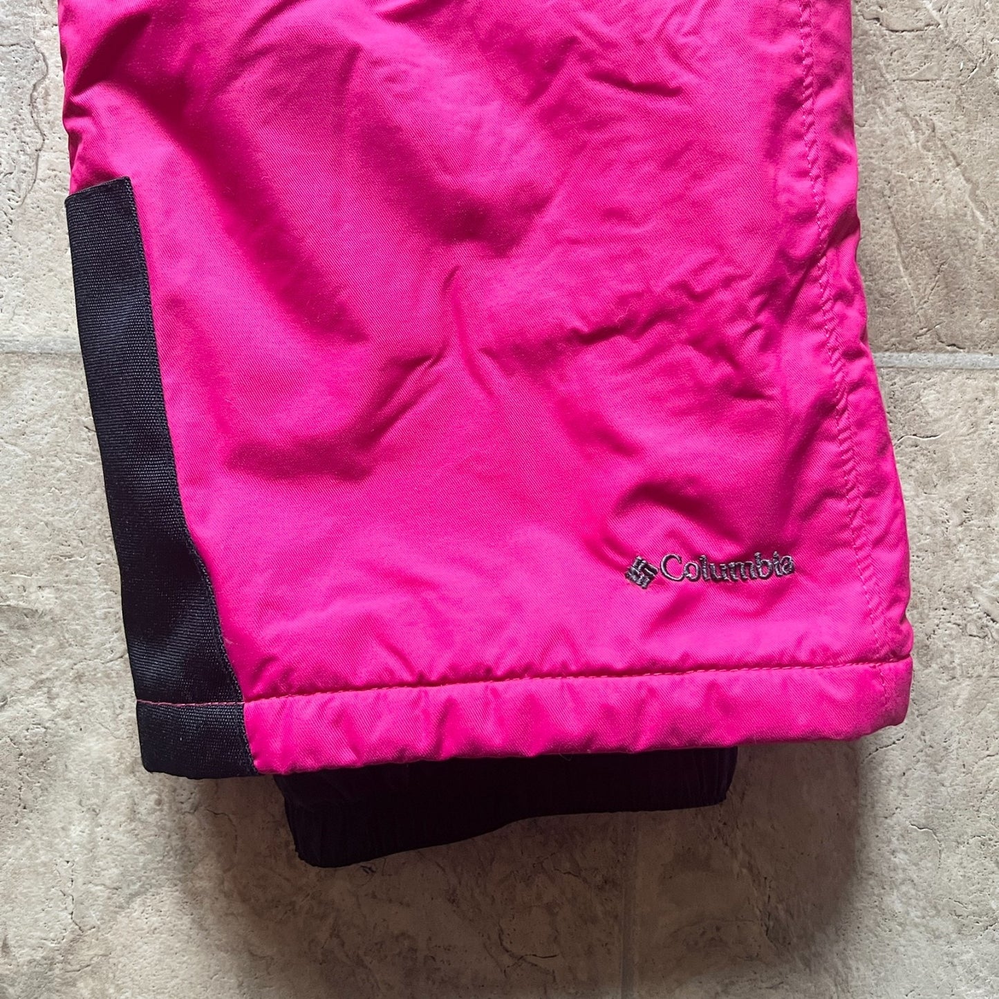 Columbia Omni-Tech Snow Ski Pants Youth Size 18/20 Hot Pink Insulated Snowboarding