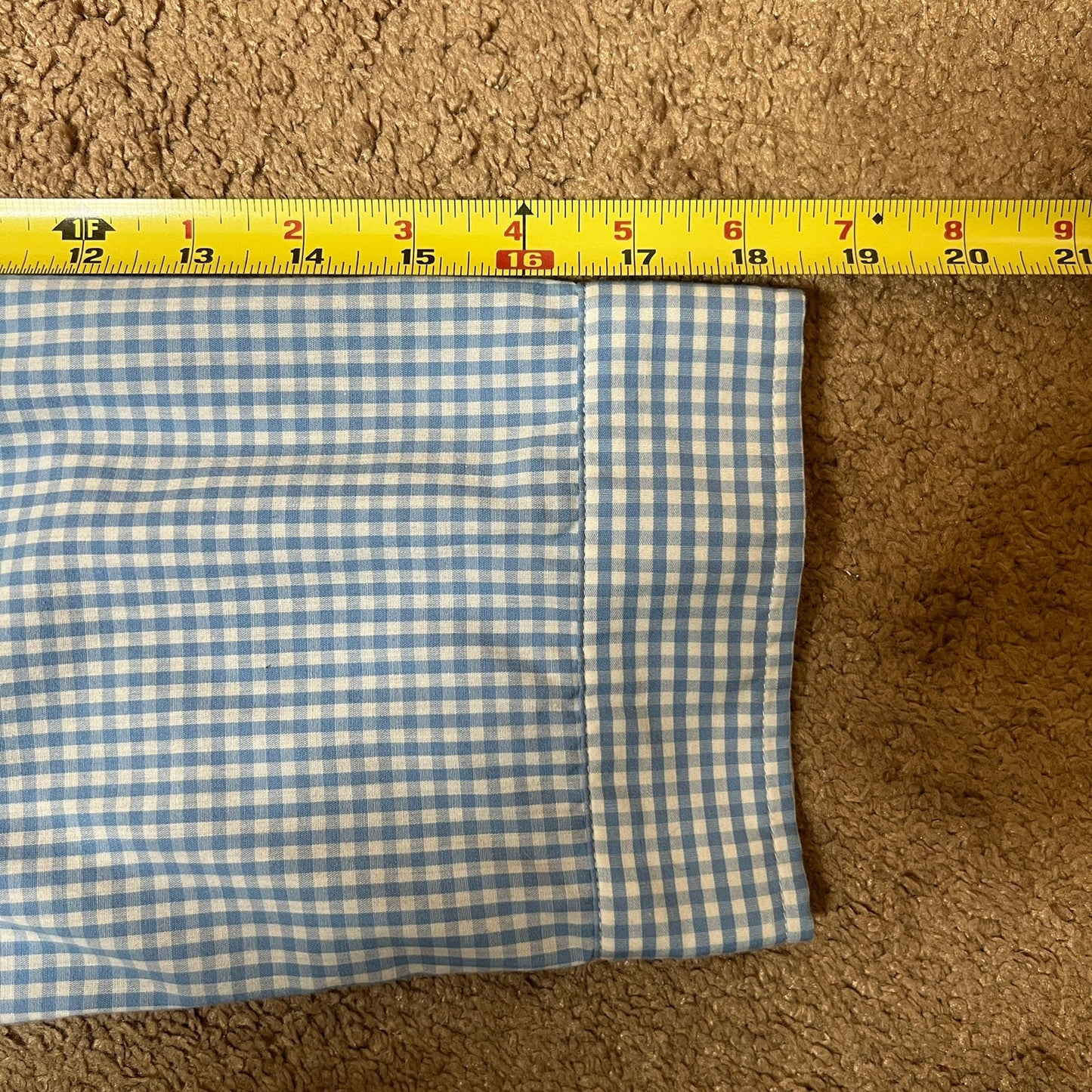 Vtg Breckenridge Embroidered Cat Button-up Gingham Cottage Whimsical Farmhouse