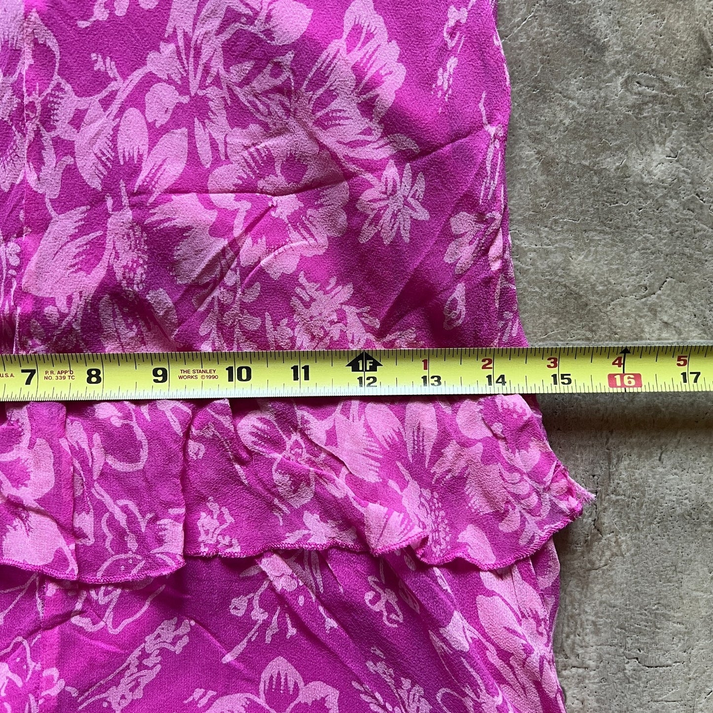 Vtg Y2K Jonathan Martin Midi Dress 100% Silk Floral Fairy Feminine Elle Woods