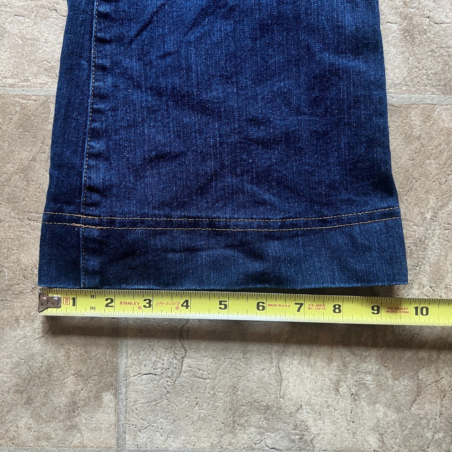 Vintage Y2K 2003 Old Navy Girls Flare Jeans Size 12 Dark Wash Wide Leg
