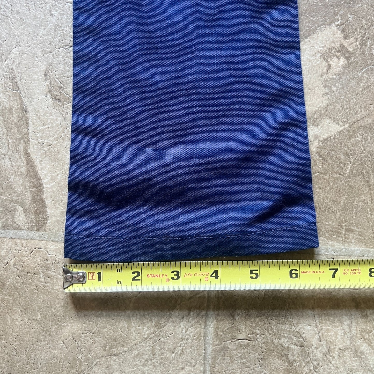 Vtg 70s Health-tex Boys Bell Bottom Pants 4 Blue High Waisted Preppy Academia