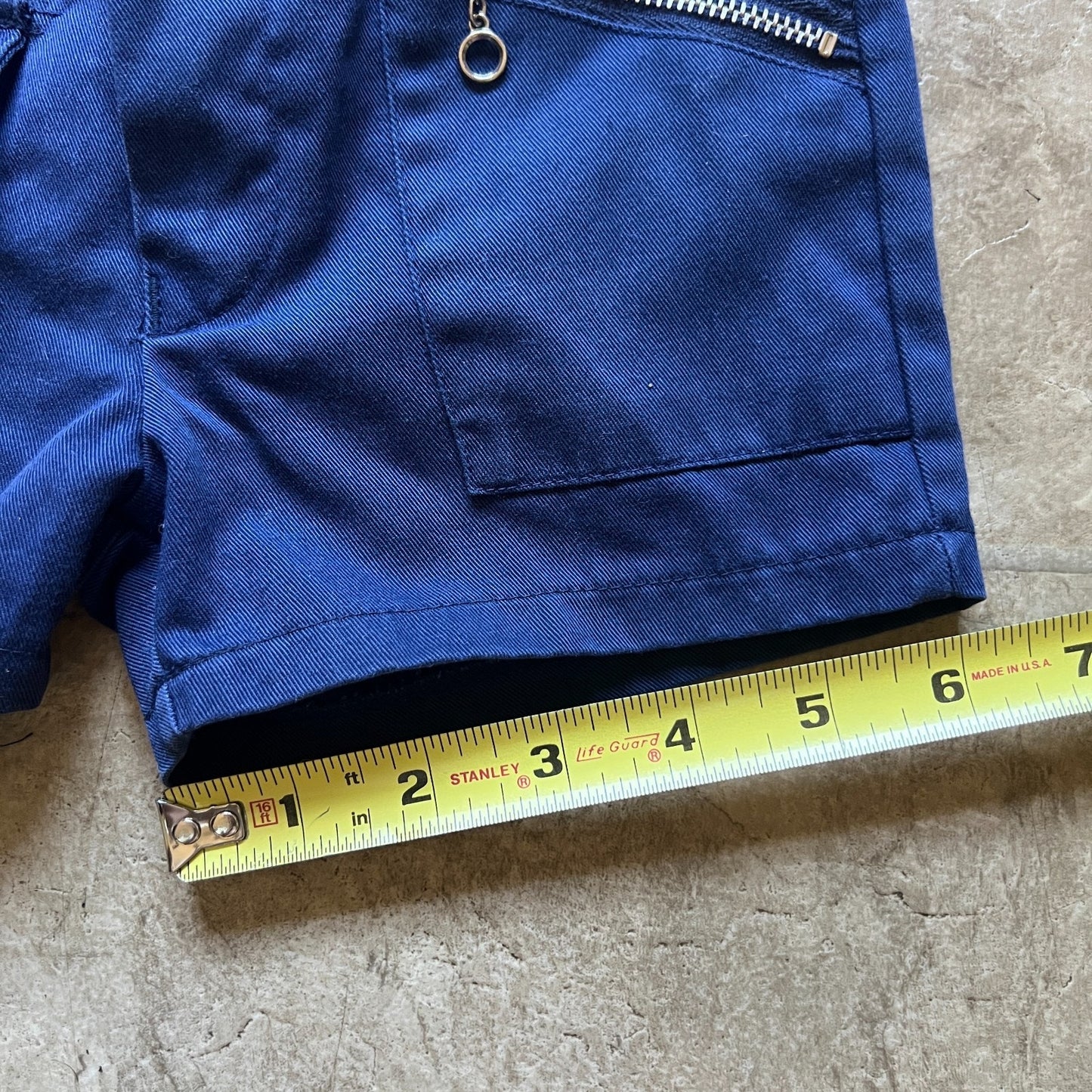 Vtg 70s Sears Toddler Shorts Set of 2 3T Key Chain Holder Preppy Utility Outdoor