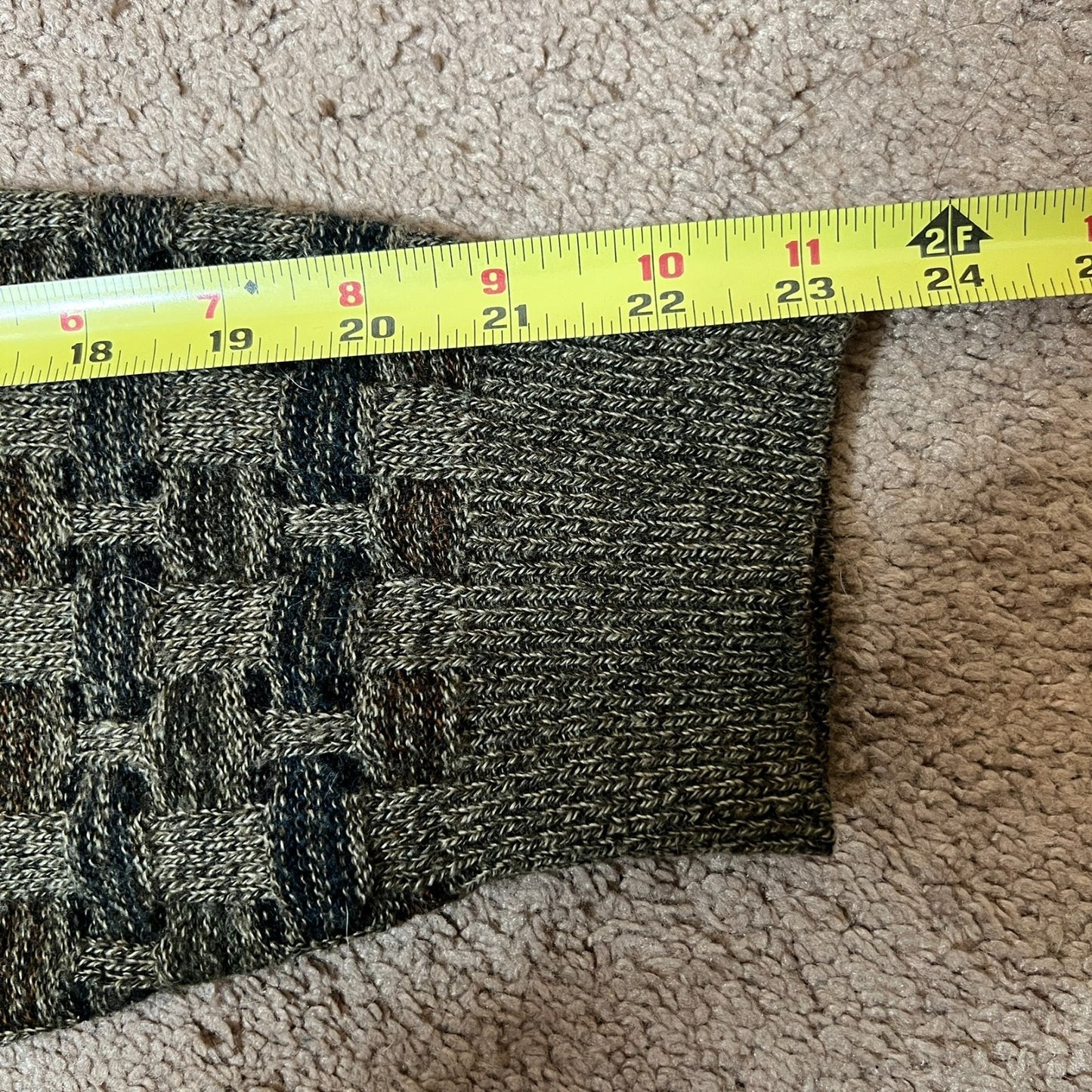 Vtg 90s Towncraft Sweater XL Basket Weave Grunge Grandpacore Classic Minimalist