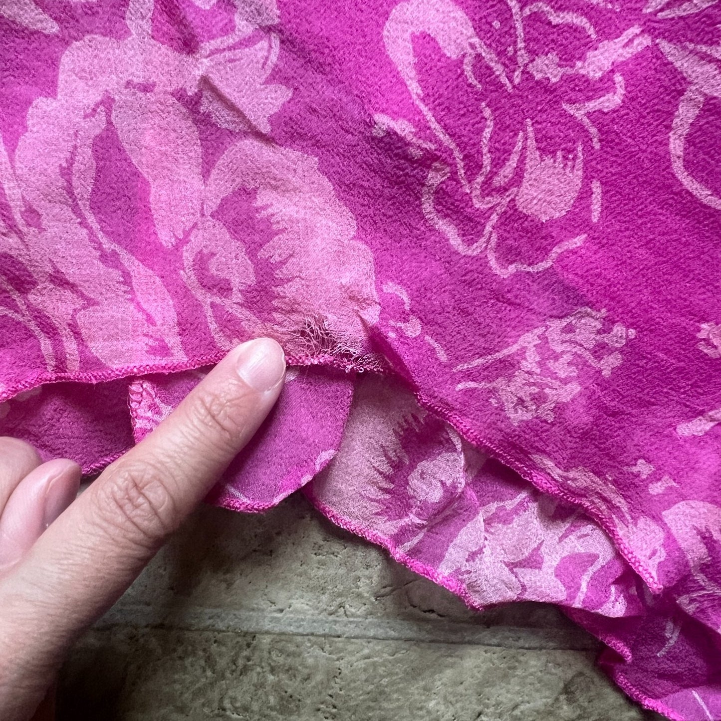 Vtg Y2K Jonathan Martin Midi Dress 100% Silk Floral Fairy Feminine Elle Woods