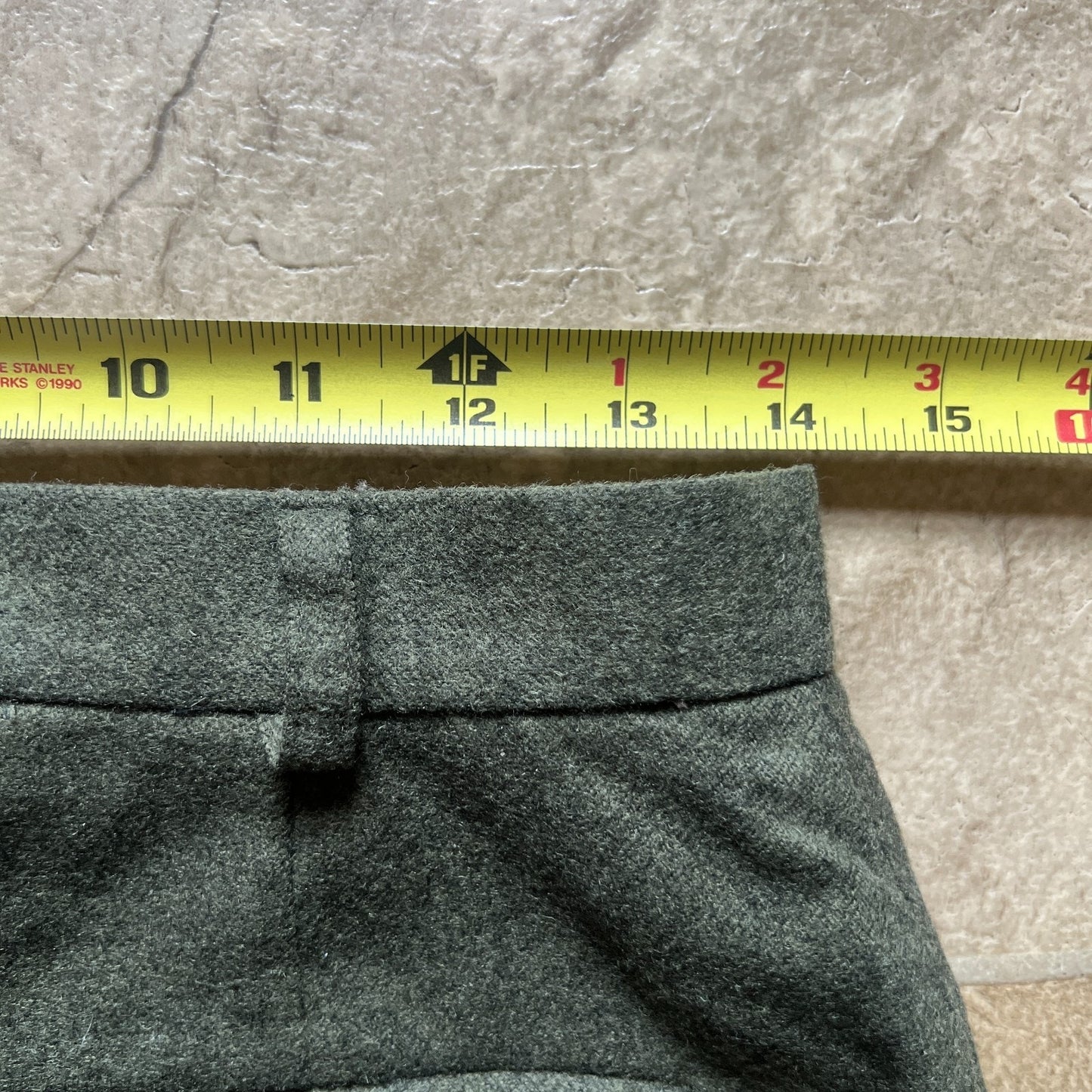 Vintage Lauren Ralph Lauren Womens Wool Blend Pants Size 8 Dark Green
