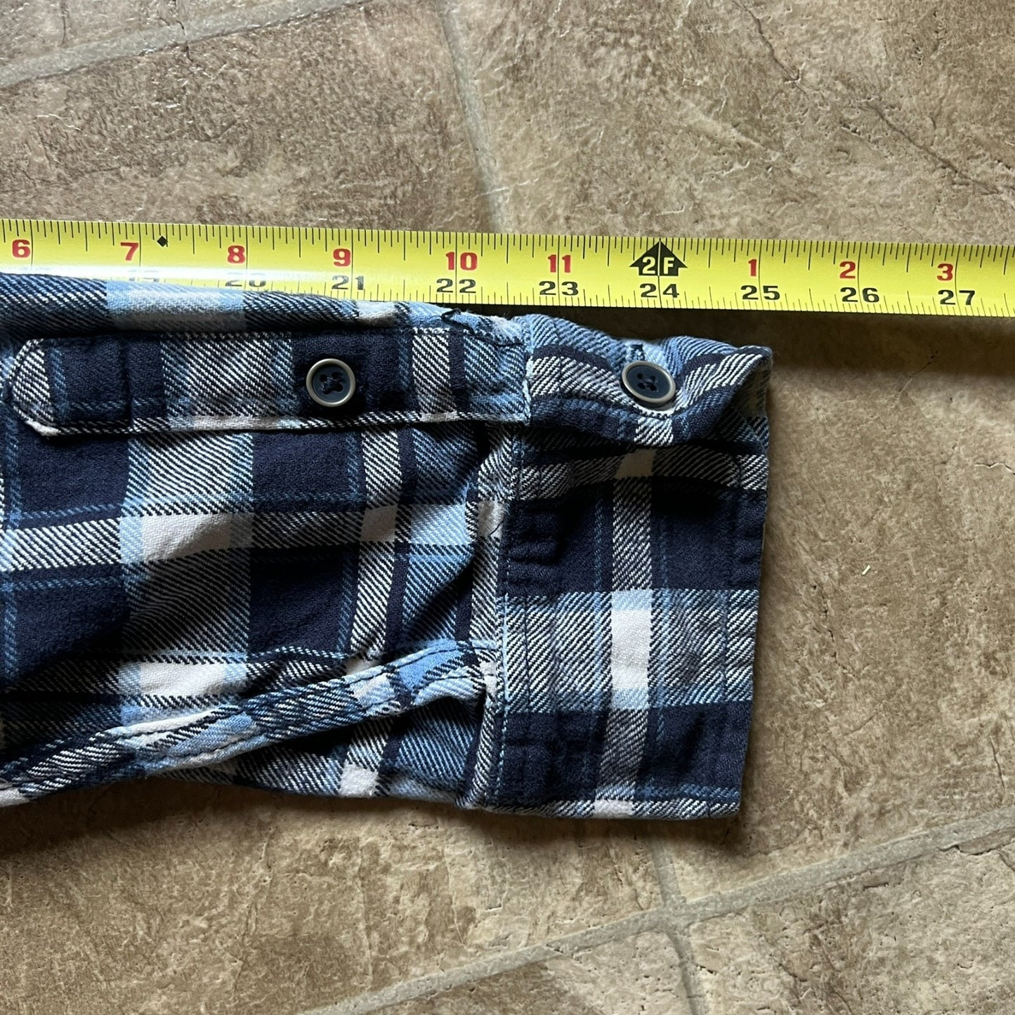 Jachs Mens Plaid Flannel Shacket Size 2XL Blue Heavy-weight