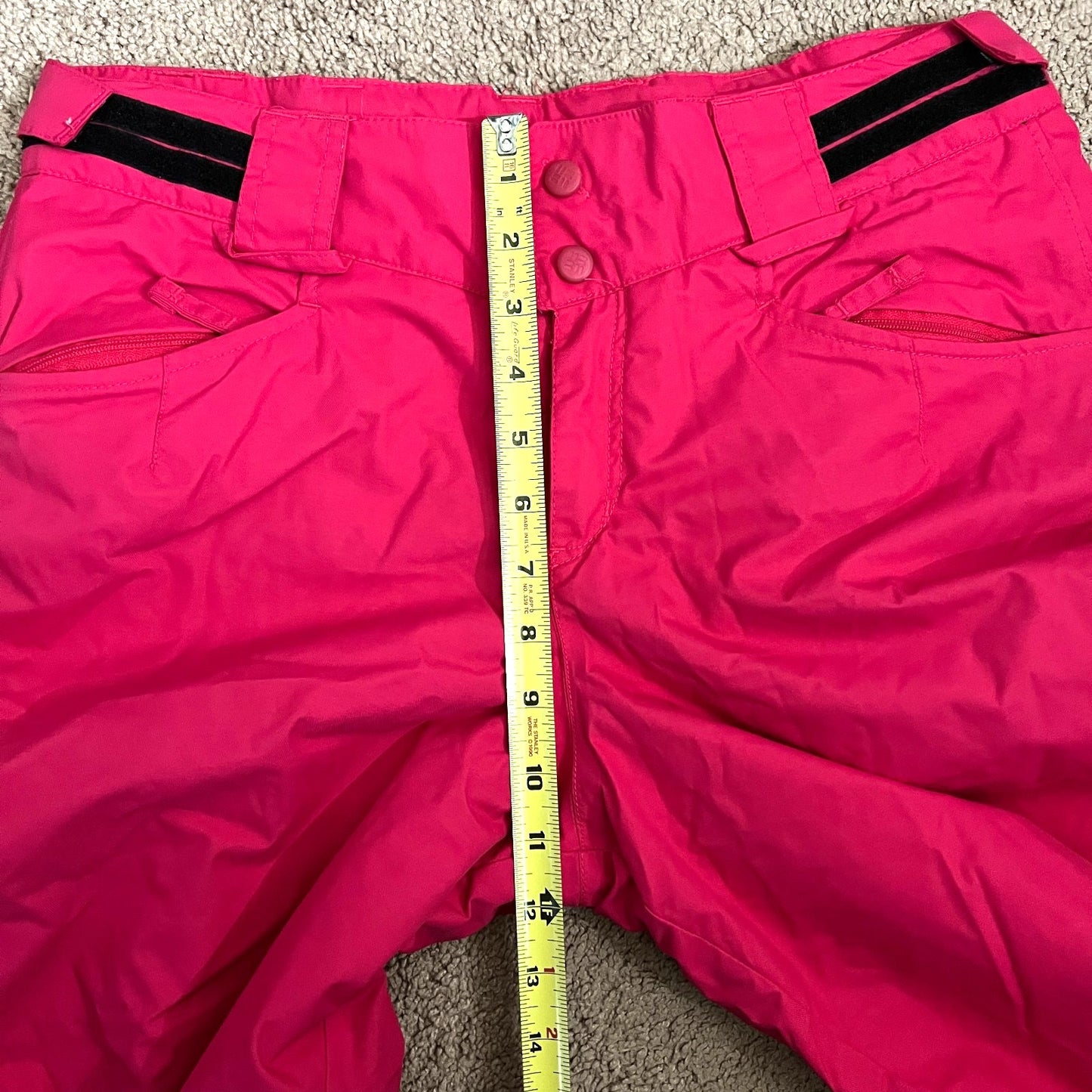 Columbia Omni-Tech Snow Ski Pants Youth Size 18/20 Hot Pink Insulated Snowboarding