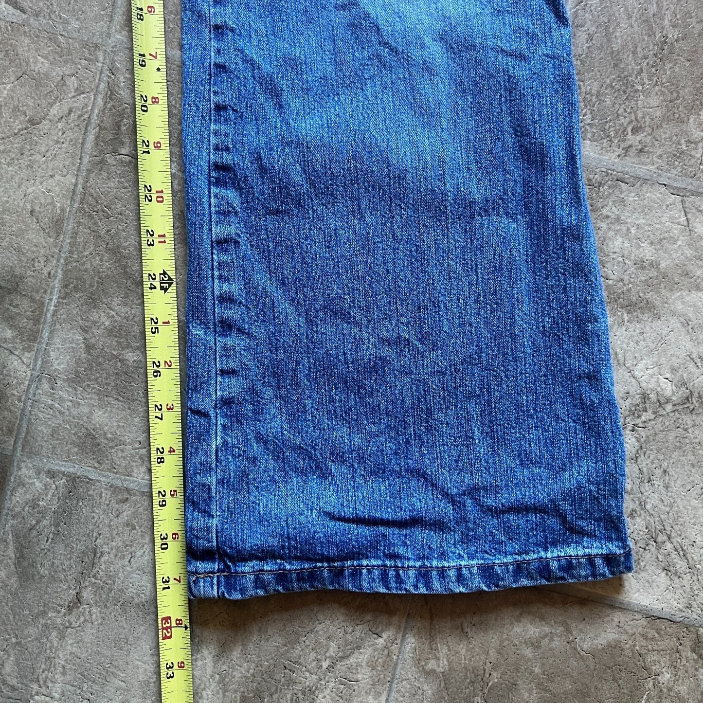Vintage Y2K Hydraulic Womens Cargo Jeans Size 5/6 Medium Wash Wide Leg Grunge Utility
