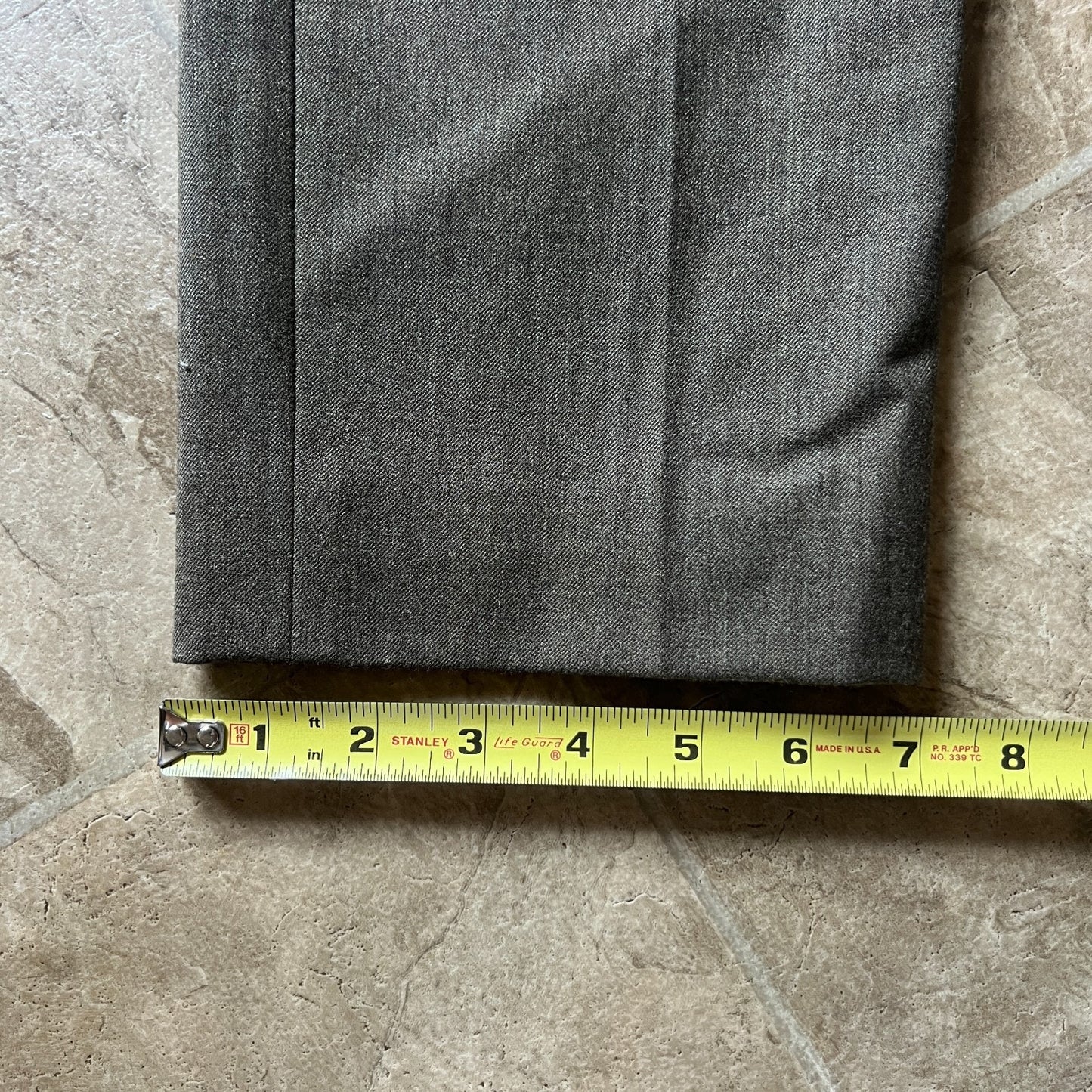 Worth New York Womens Wool Blend Dress Pants Size 2 Sage Gray Straight Leg Formal