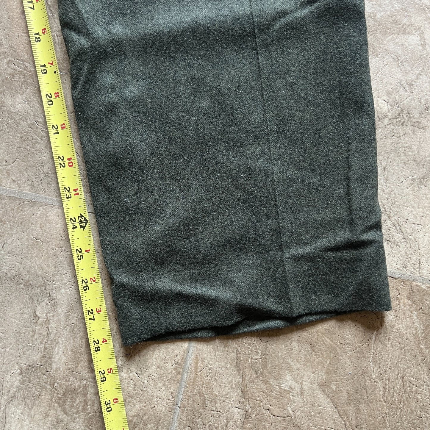 Vintage Lauren Ralph Lauren Womens Wool Blend Pants Size 8 Dark Green