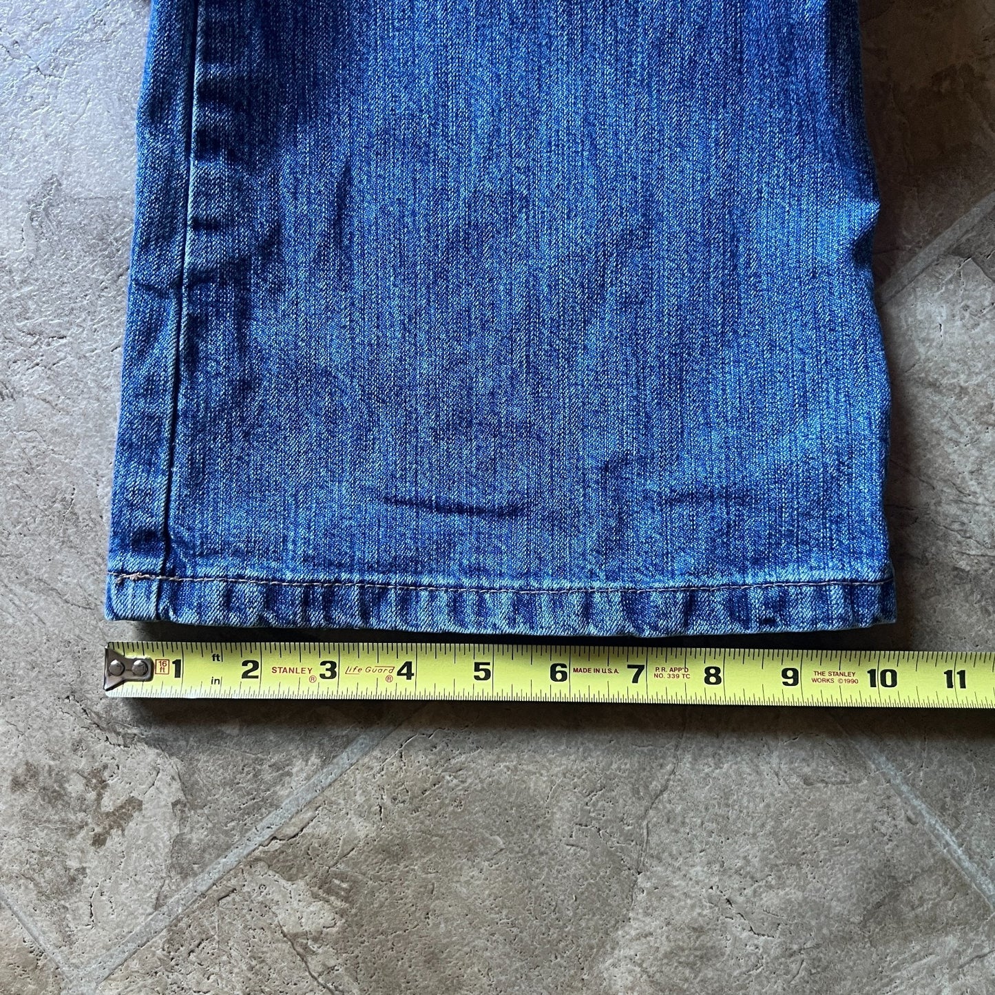 Vintage Y2K Hydraulic Womens Cargo Jeans Size 5/6 Medium Wash Wide Leg Grunge Utility