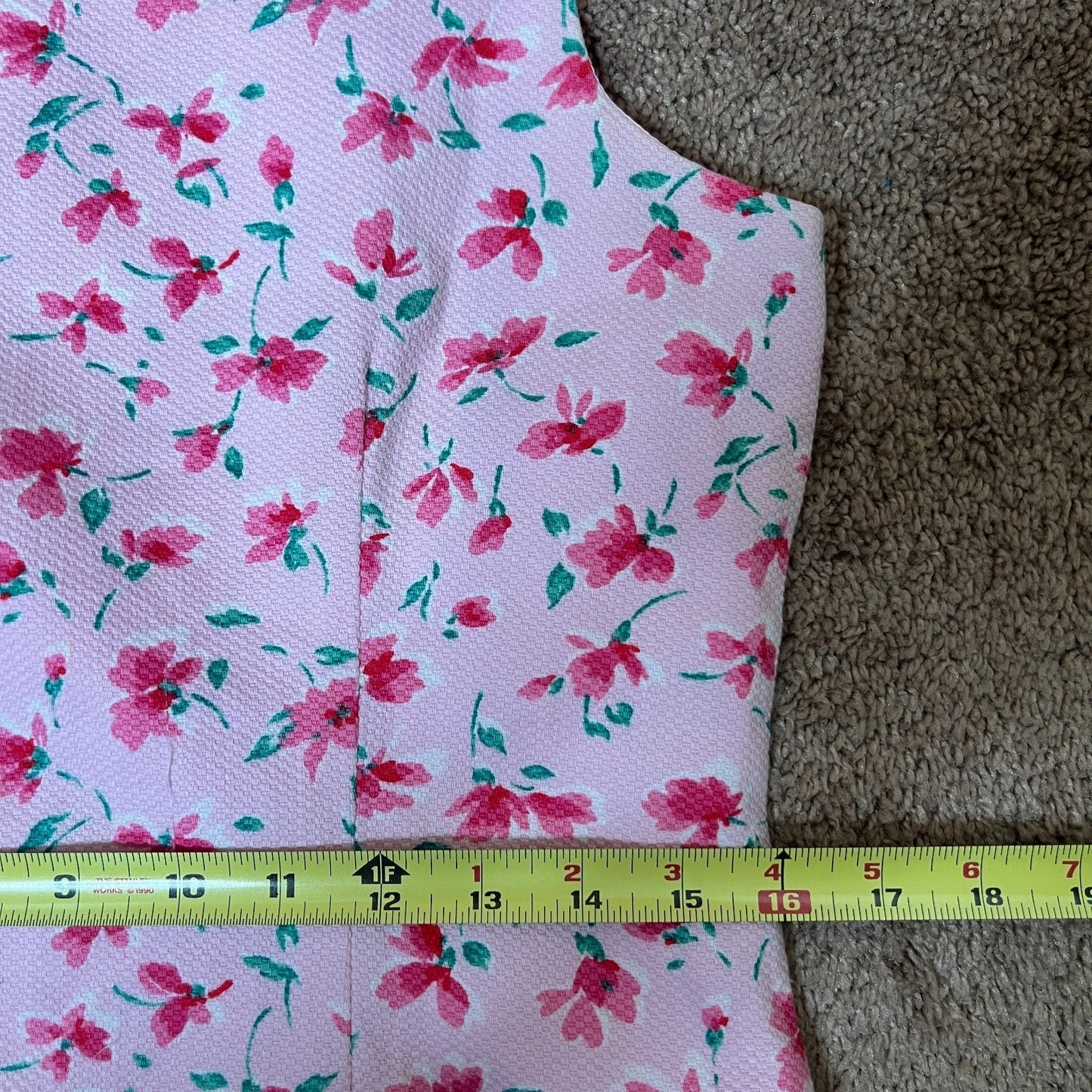 Vtg 90s Victoria Holley Floral Dress 6P Feminine Soft Girl Coquette Whimsical