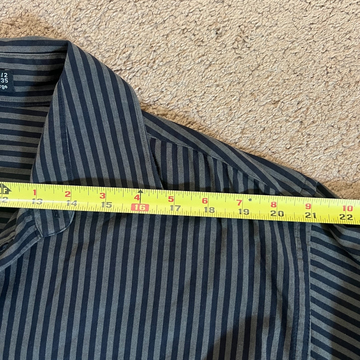 Vintage Y2K Claiborne Mens Striped Button-down L Goth Punk Steampunk Alternative