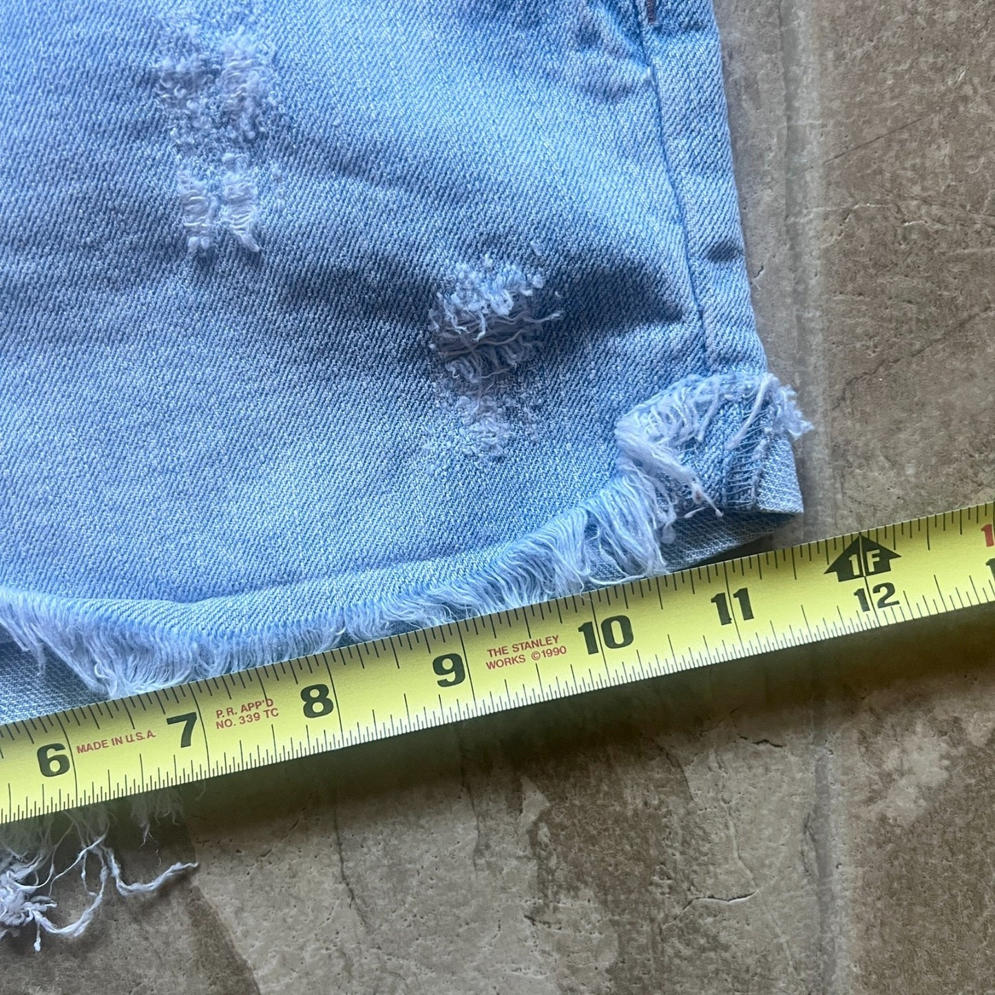 Vtg Y2K L.E.I. Ashley Trouble Denim Shorts Low Rise Boho Festival Baddie Beachy