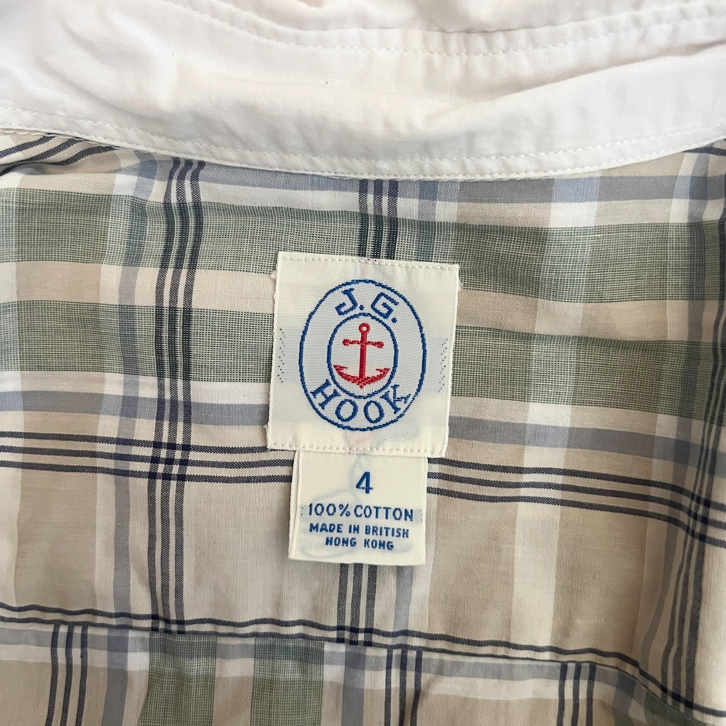 Vtg 90s Plaid Button-down 4 Peter Pan Collar Western Farmhouse Preppy Classic