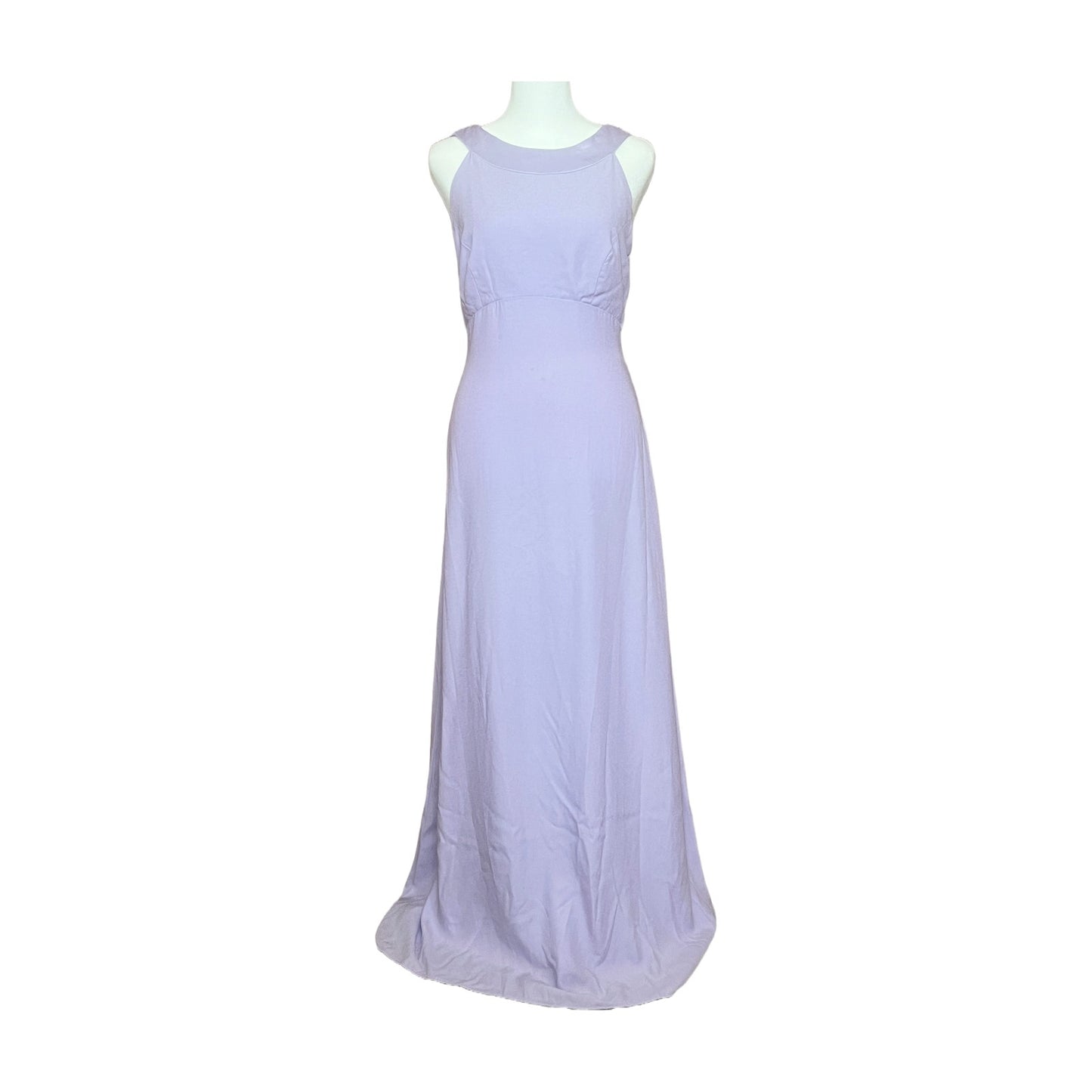 Vtg Y2K Alfred Angelo Maxi Dress Gown Lavender Iridescent Prom Bridesmaid Formal
