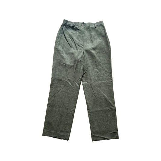 Vintage Lauren Ralph Lauren Womens Wool Blend Pants Size 8 Dark Green