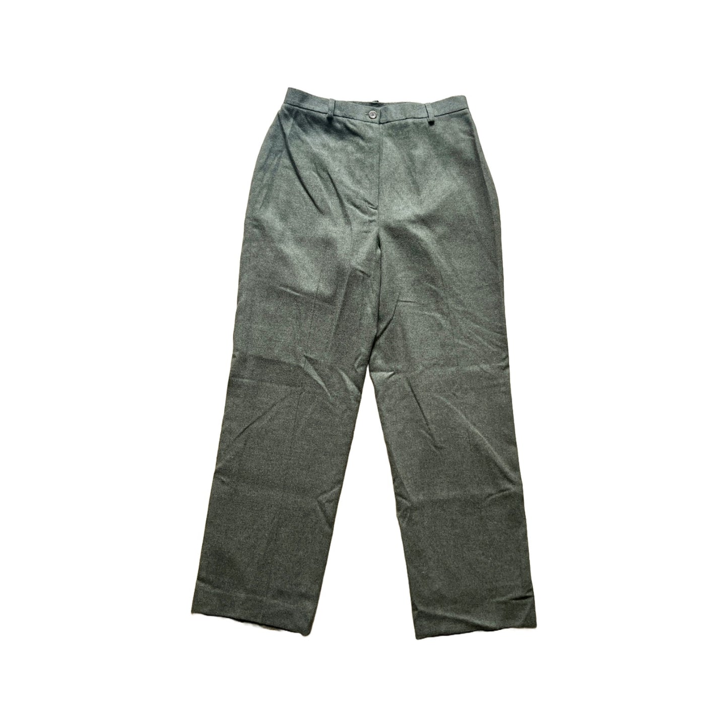 Vintage Lauren Ralph Lauren Womens Wool Blend Pants Size 8 Dark Green