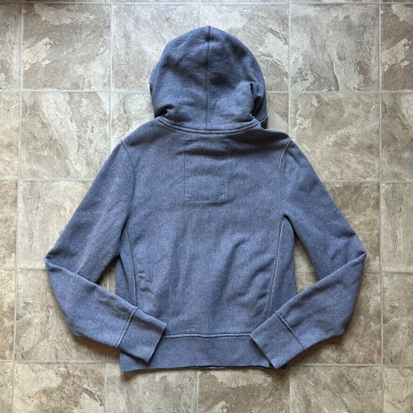 Vintage Y2K Abercrombie & Fitch Mens Hoodie L Muscle Fit Gray