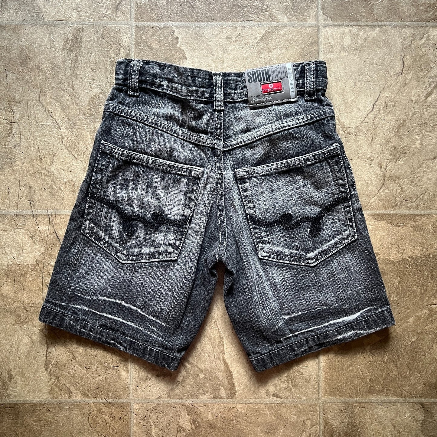 Vintage Y2K Southpole Boys Denim Shorts Jorts 5/6 Baggy