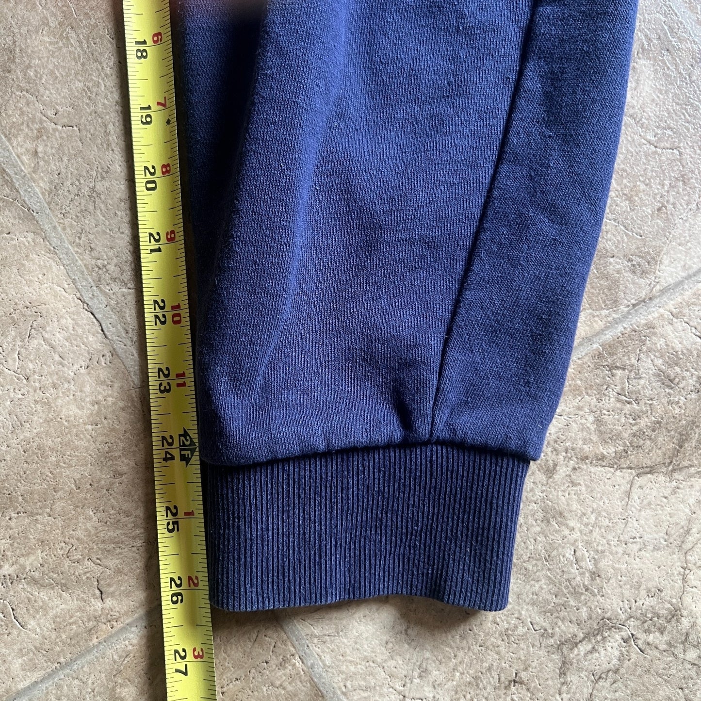 Vtg Y2K Fila Jogger Sweatpants M Navy Embroidered Logo Athleisure Sporty Skater