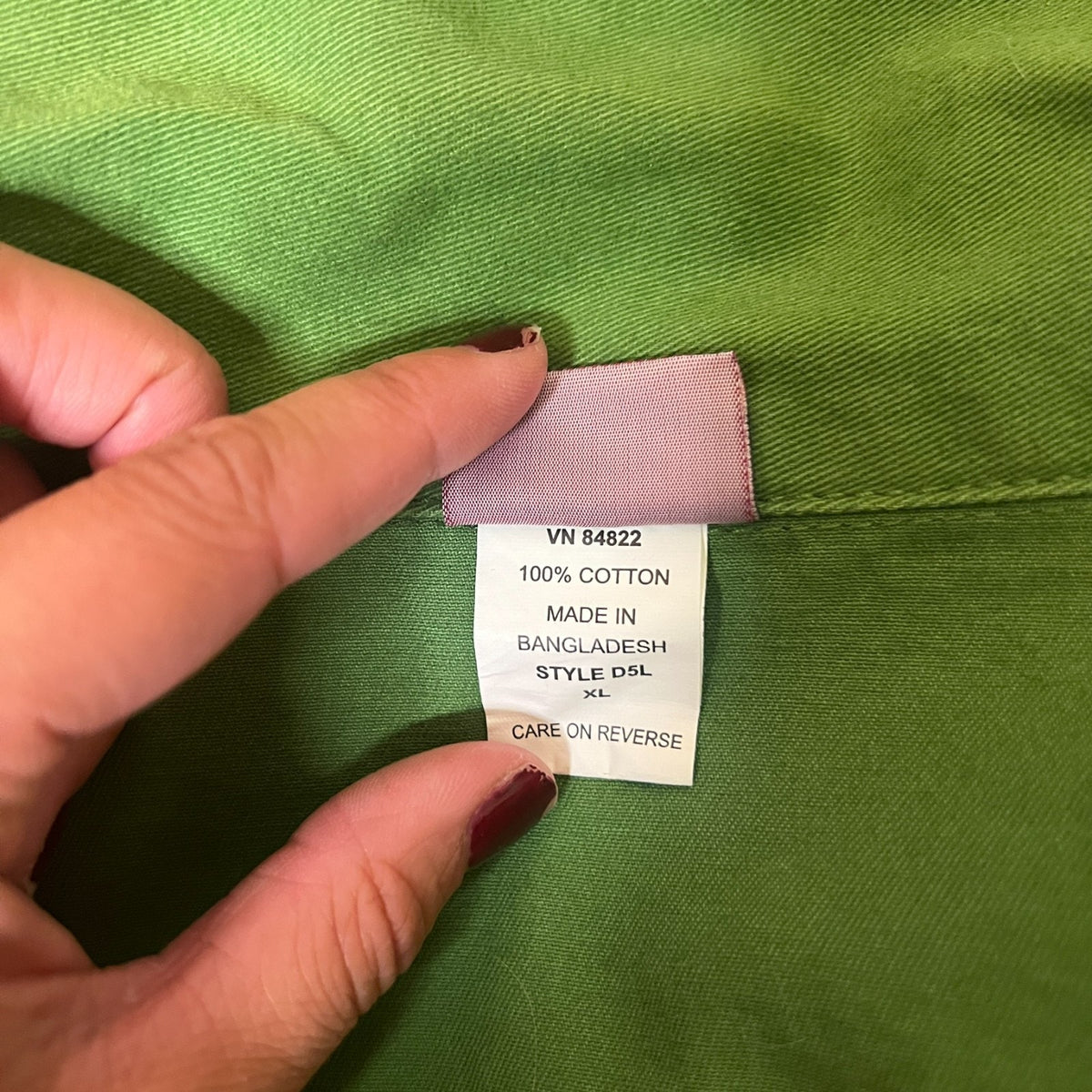 Vtg Womens Jacket XL Avocado Green Whimsical Artsy Funky Vibrant Utility Retro