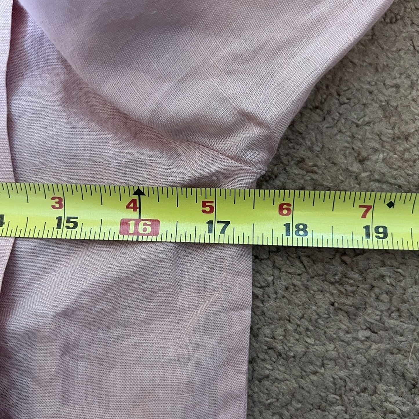 Vtg 90s Oscar de la Renta Linen Blouse 4 Pink Classic Old Money Feminine Spring