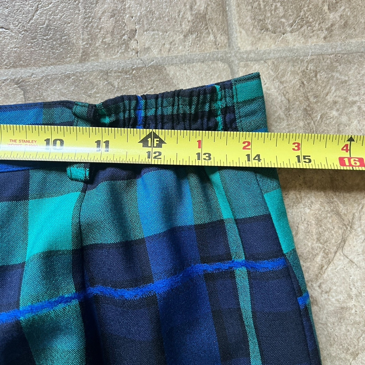 Vtg 70s Quisett Cove Tartan Plaid Wool Shorts Preppy Academia Collegiate Classic