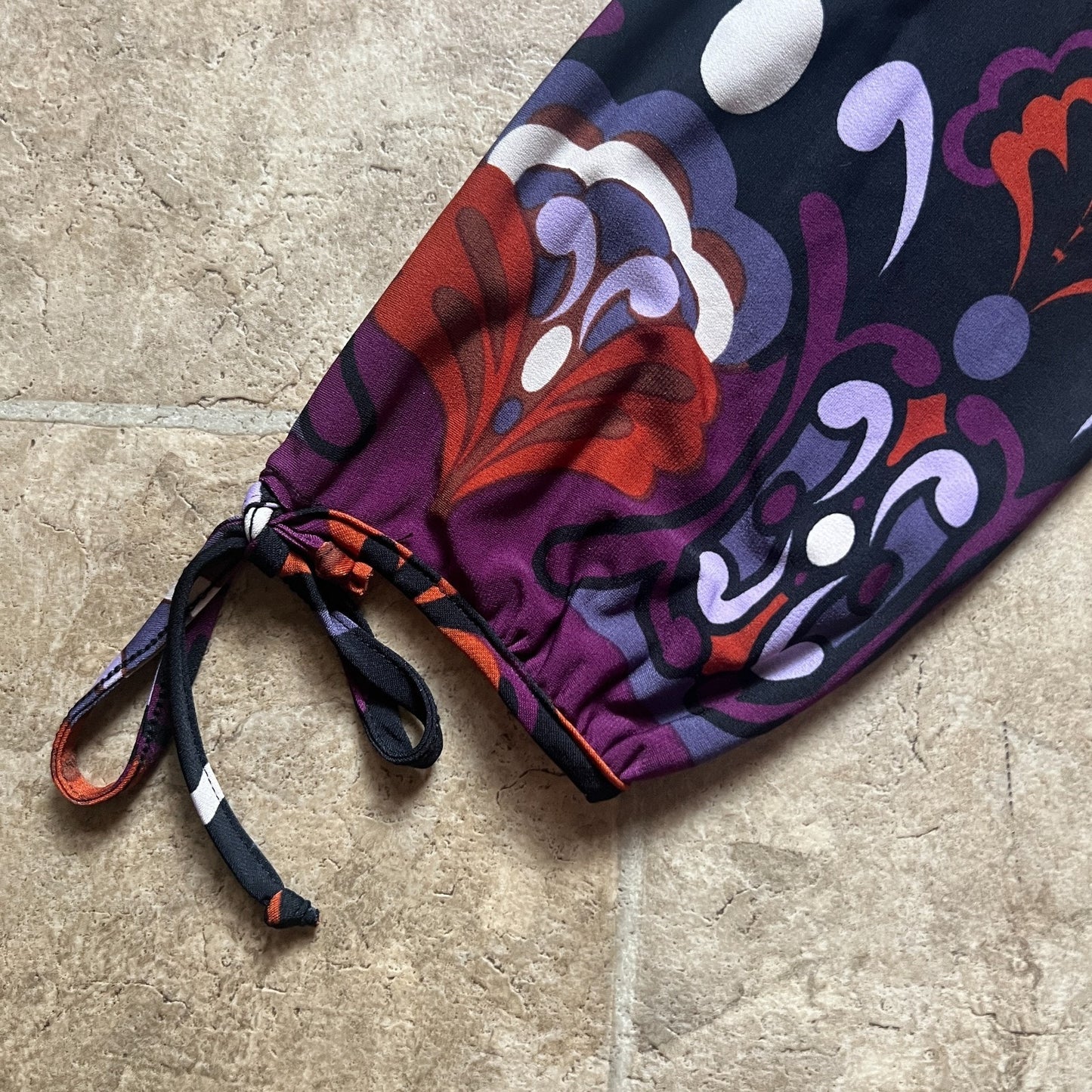 Lily Womens 70s Inspired Shift Dress Black Multi-color Swirl Abstract Pattern Mod Artsy