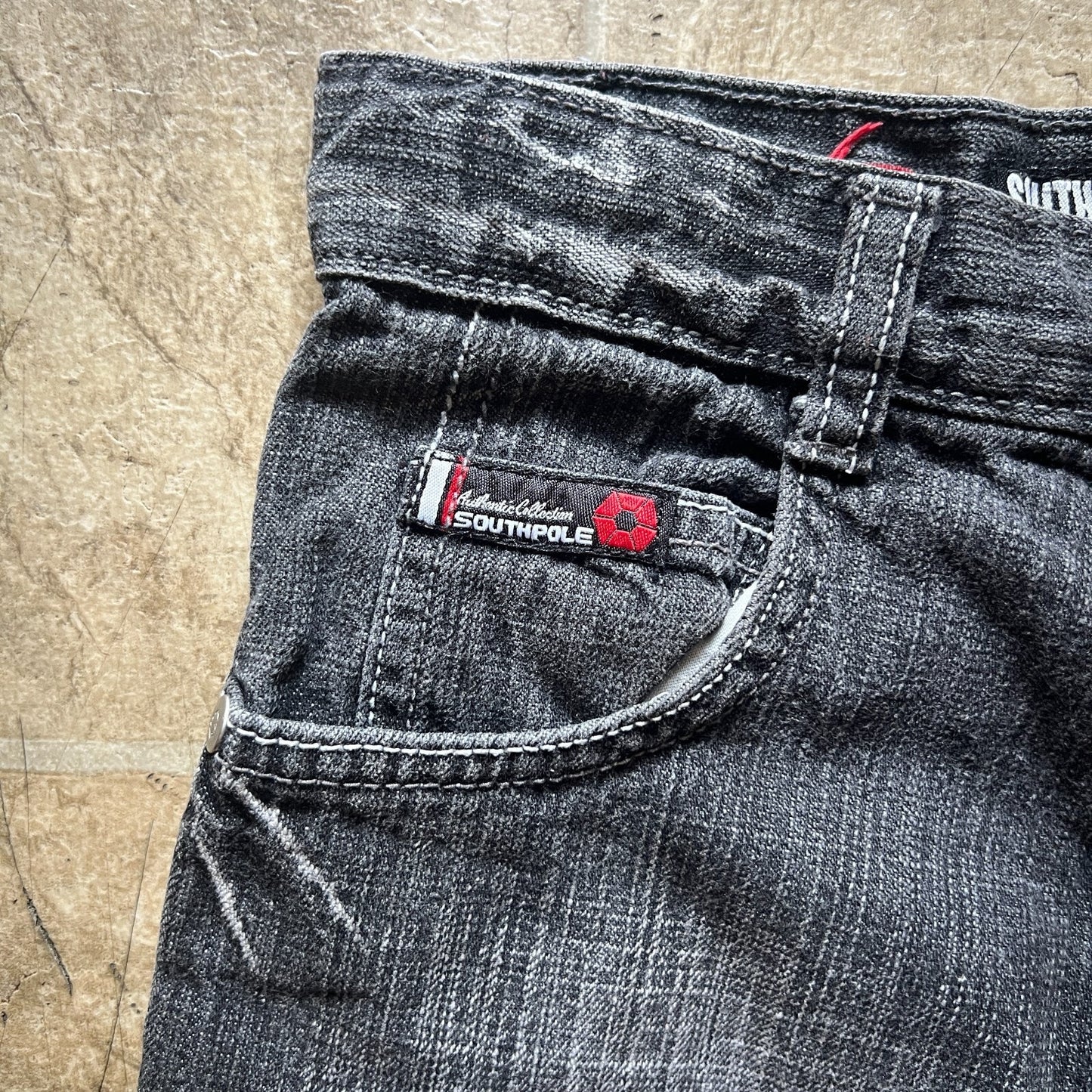 Vintage Y2K Southpole Boys Denim Shorts Jorts 5/6 Baggy