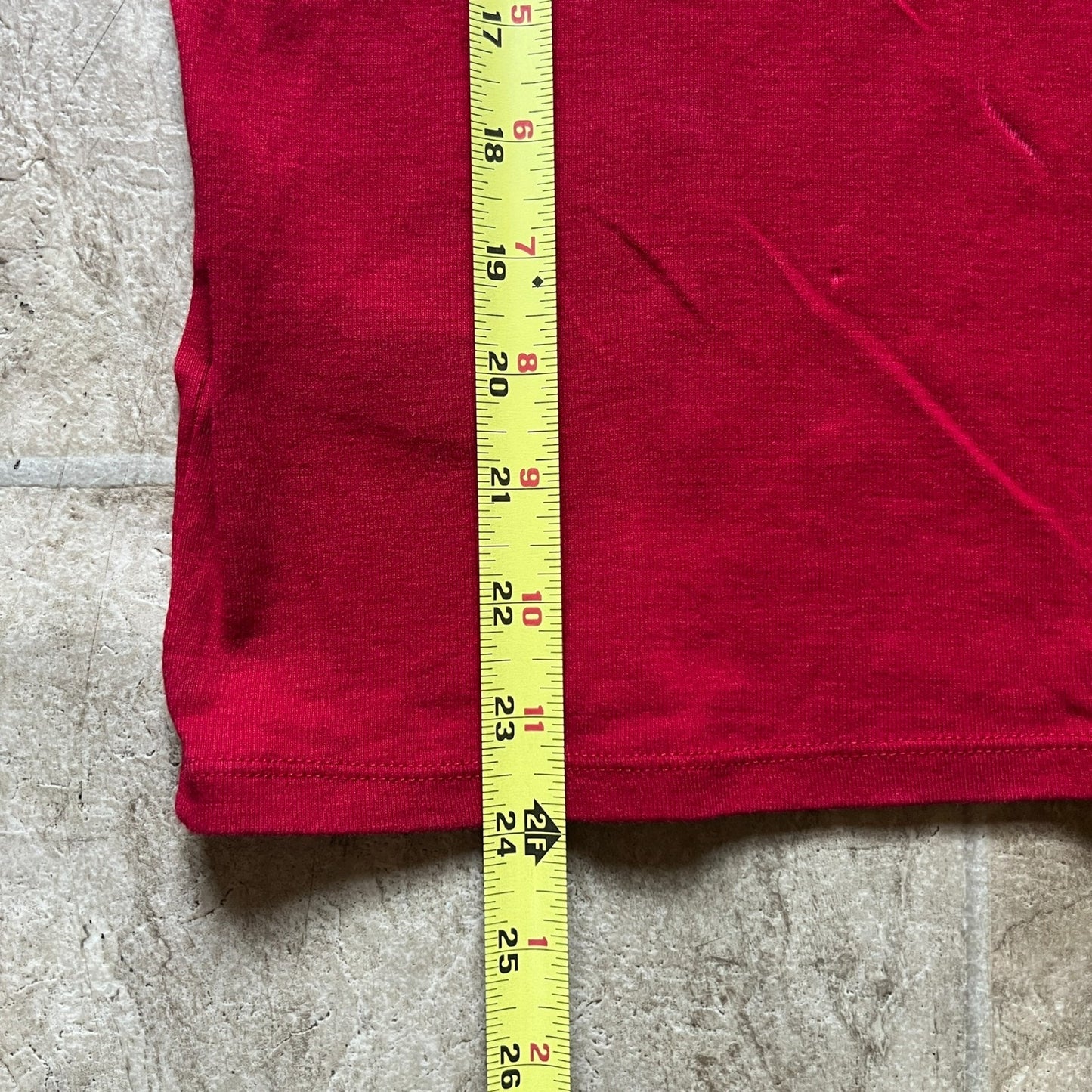 Vintage Lauren Ralph Lauren Womens Long Sleeve Shirt Size M Cherry Red Embroidered Logo Classic Preppy