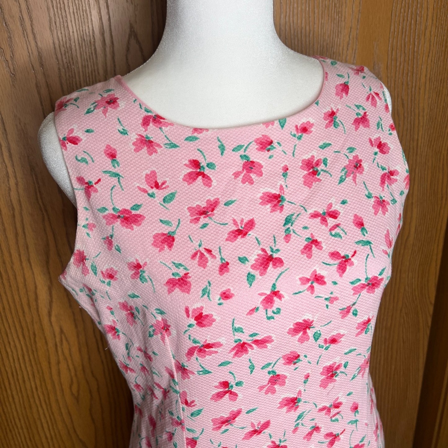 Vtg 90s Victoria Holley Floral Dress 6P Feminine Soft Girl Coquette Whimsical