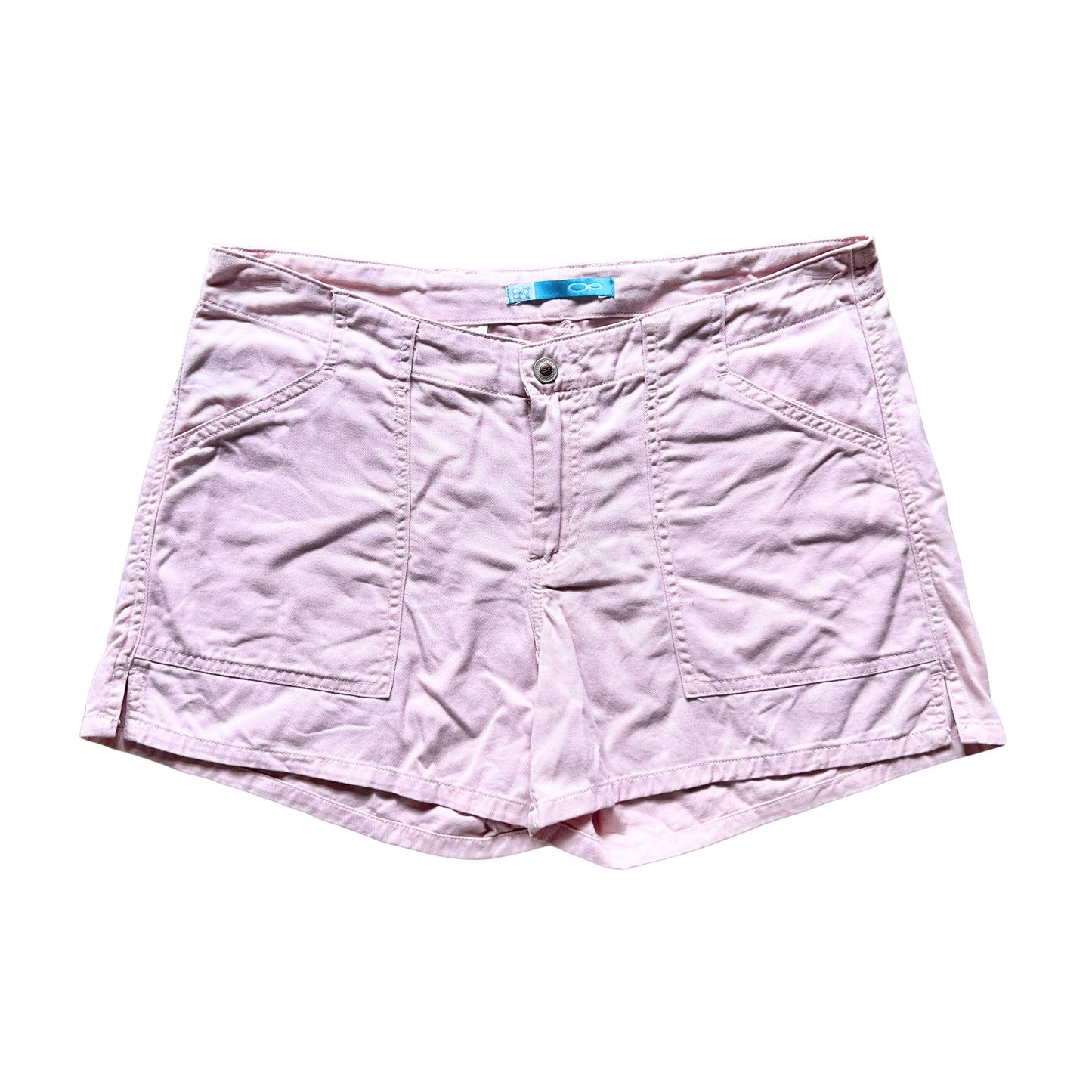 Vtg Y2K Op Pink Denim Shorts 9 Beachy Surf Coconut Girl Summer Festival Classic